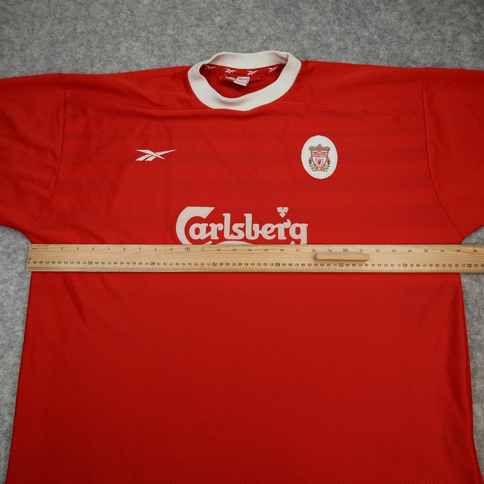 Vintage Liverpool Shirt Mens 2XL Red Home 1998 2000 Reebok Carlsberg Jersey photo 10