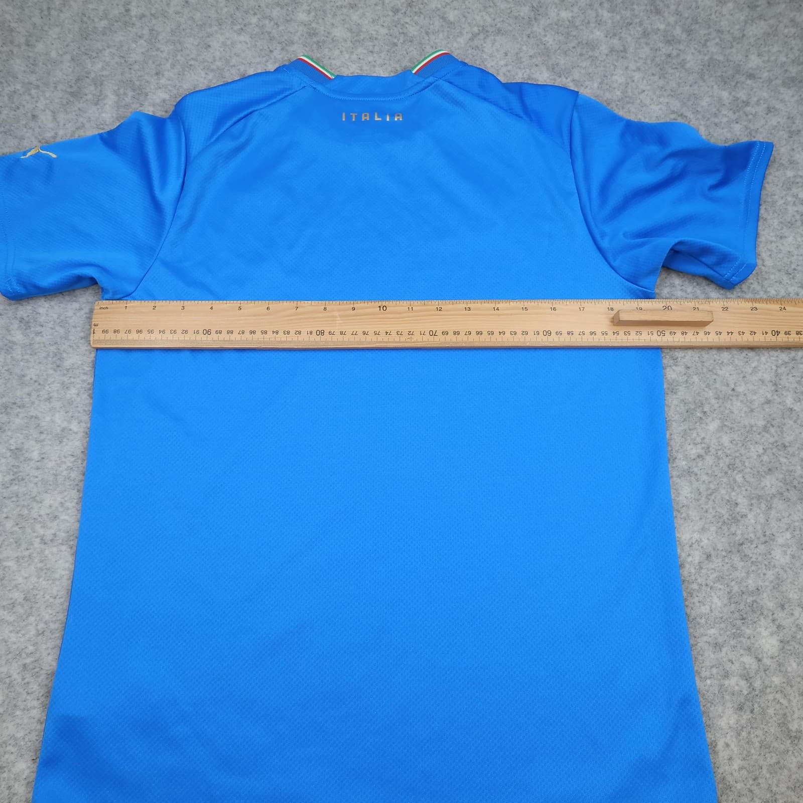 Italy Home Shirt Mens Medium Blue 2022 2023 Football Puma Soccer Jersey photo 8