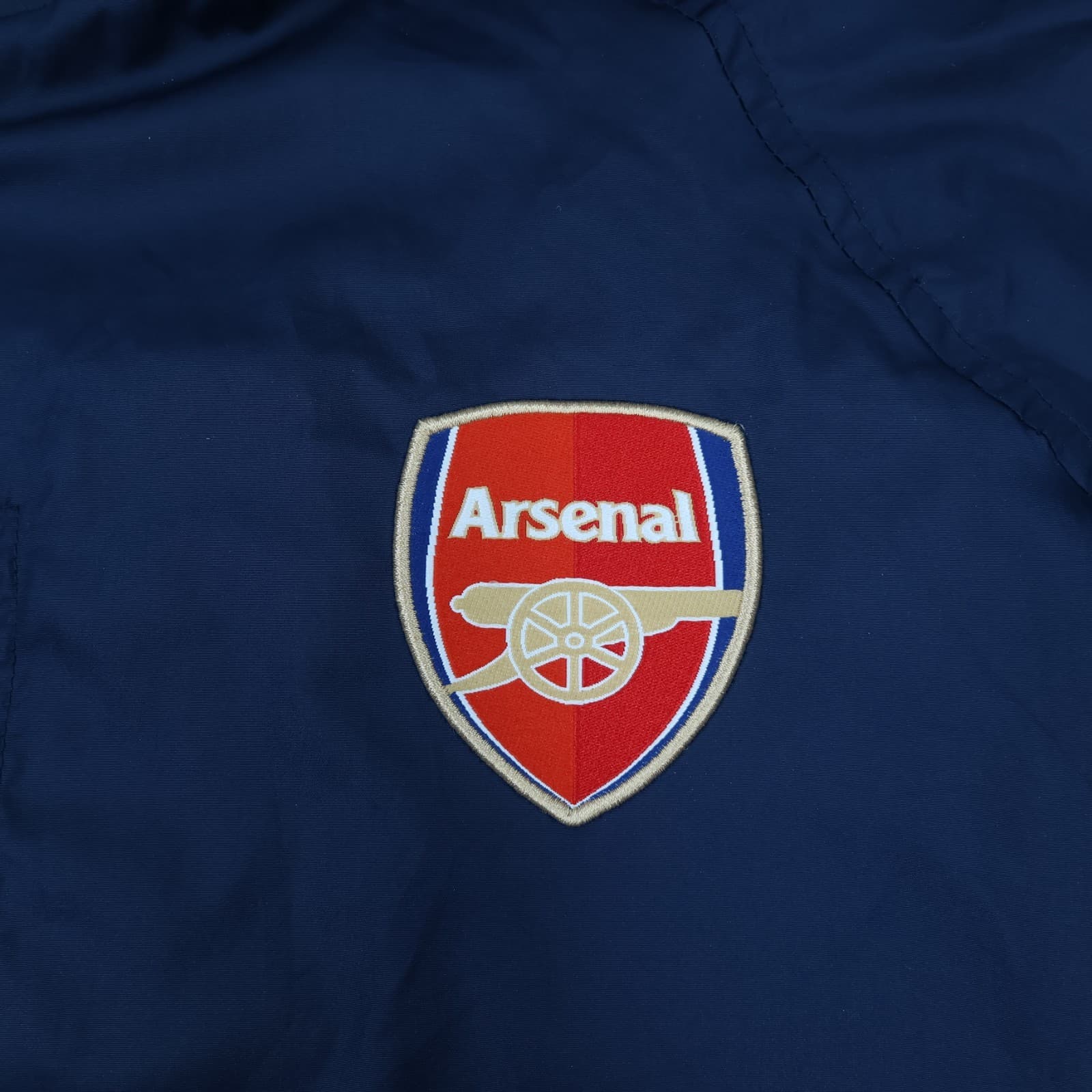 Vintage Arsenal Football Jacket Large Blue Training Jacket Nike 2003 2004 photo 5