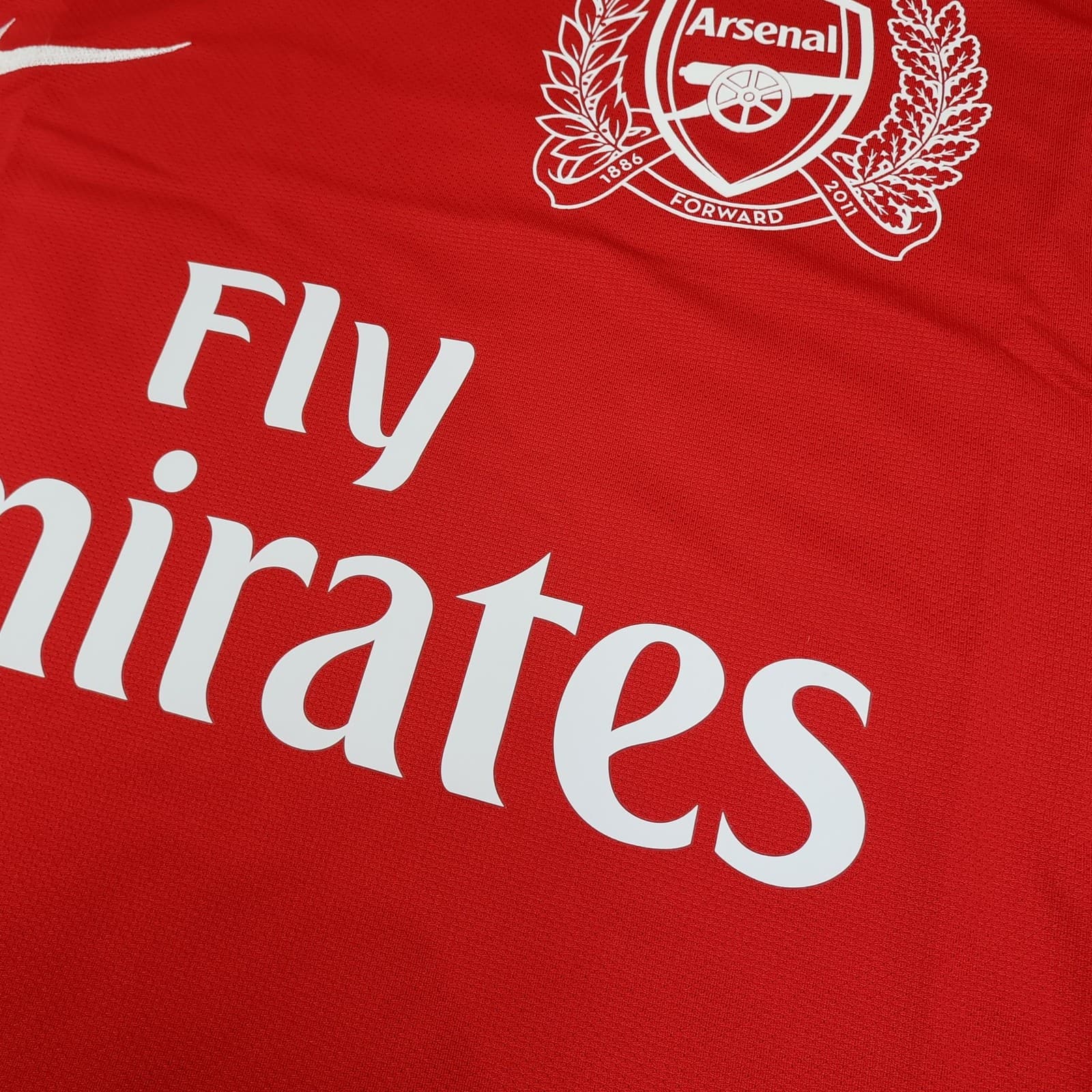Arsenal Shirt Mens Large Red Home 2011 2012 Football Nike Henry 12 Soccer Jersey photo 5