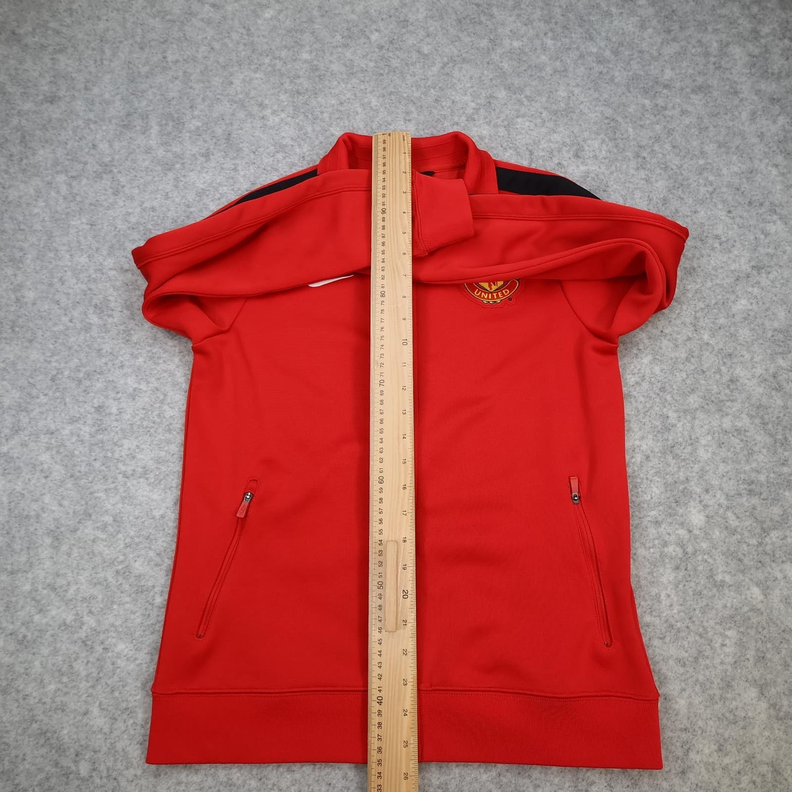 Manchester United Jacket Youth XL Red EPL Football Nike Track Top 13-15 Yrs photo 10