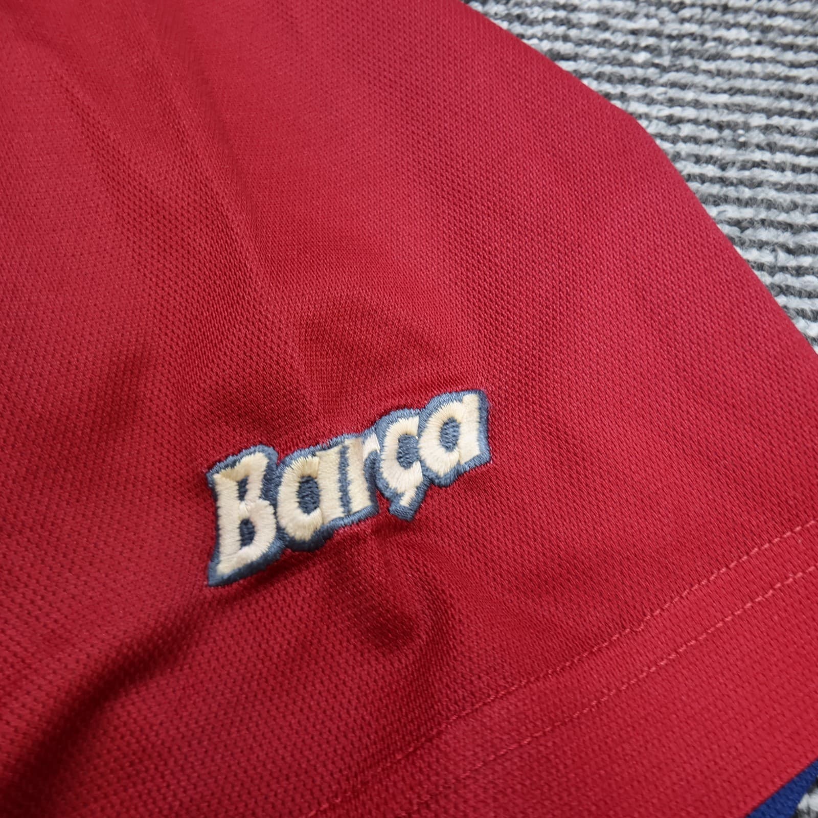 Vintage Barcelona Shirt Extra Large Red Home Kit 1998 1999 Nike Soccer Jersey XL photo 6