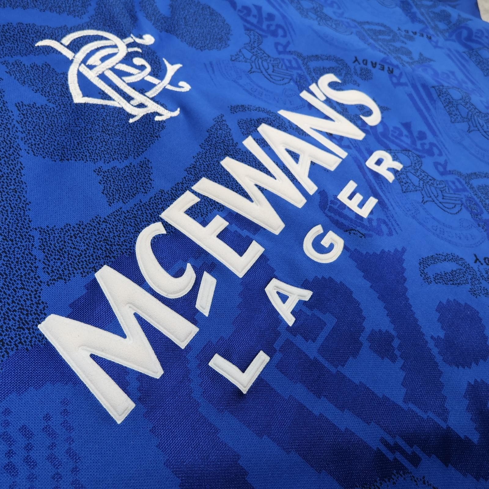 Vintage Rangers Shirt Mens XL Blue Home 1994 1996 Football Adidas McEwan's photo 6