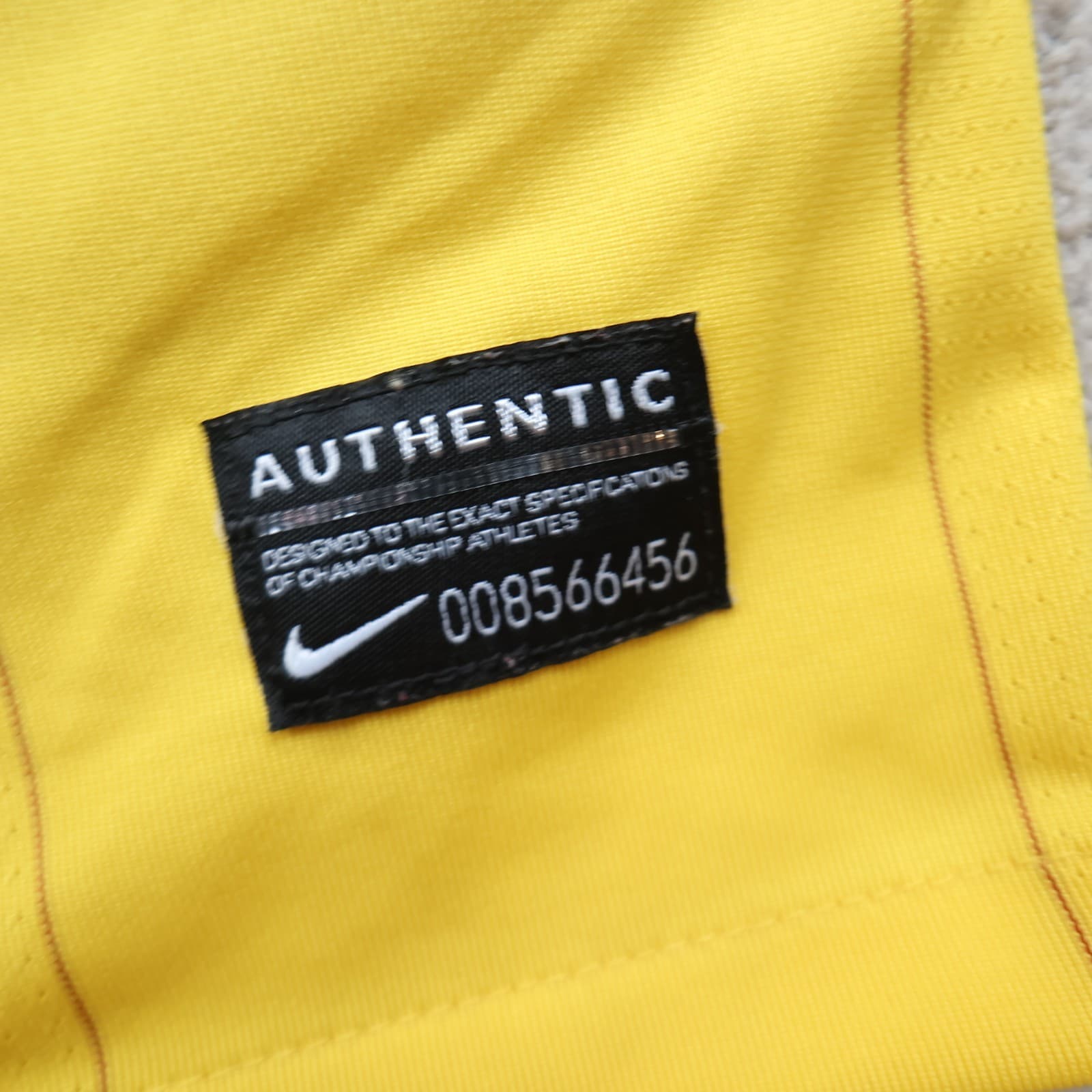 Arsenal Shirt Large Yellow Away Kit 2010 2013 Nike Soccer Jersey Football photo 8