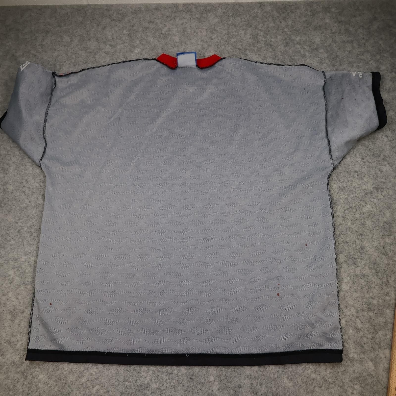 Vintage Manchester United Training Shirt Mens XL Black Umbro 1994 Soccer Jersey photo 5