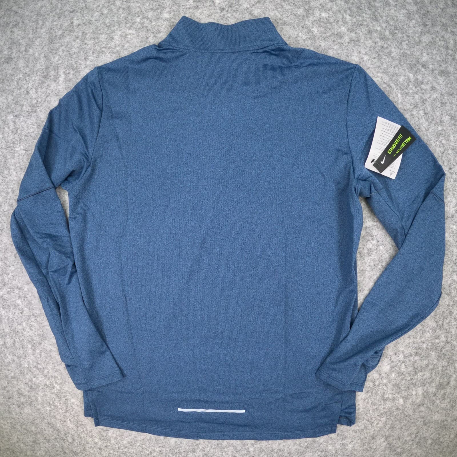 Nike Element 3.0 Tracksuit Medium Blue Half Zip Running Pullover Lightweight Men photo 3