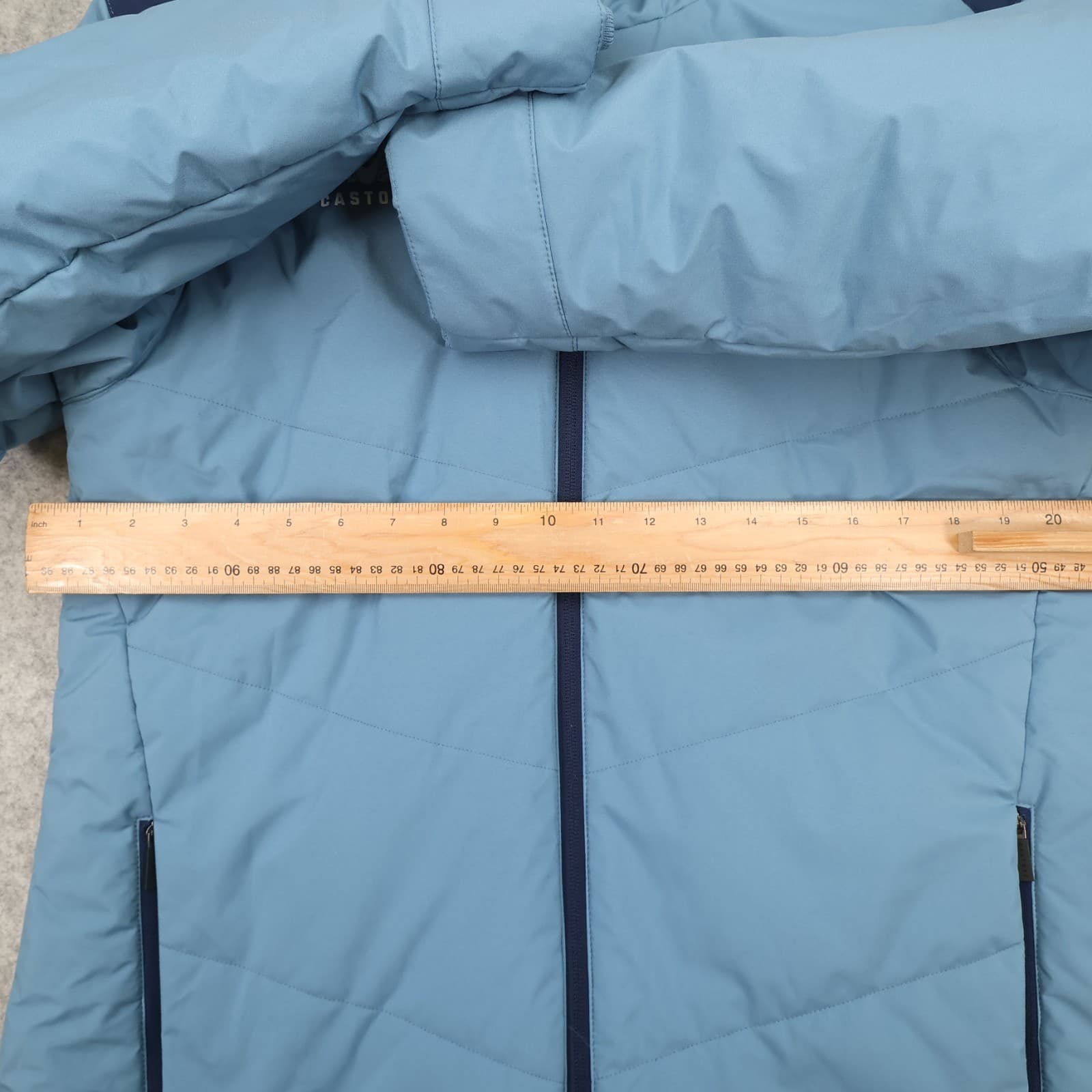 Newcastle United Jacket Medium Blue Waterproof Coat 2023 2024 Castore Bench photo 8