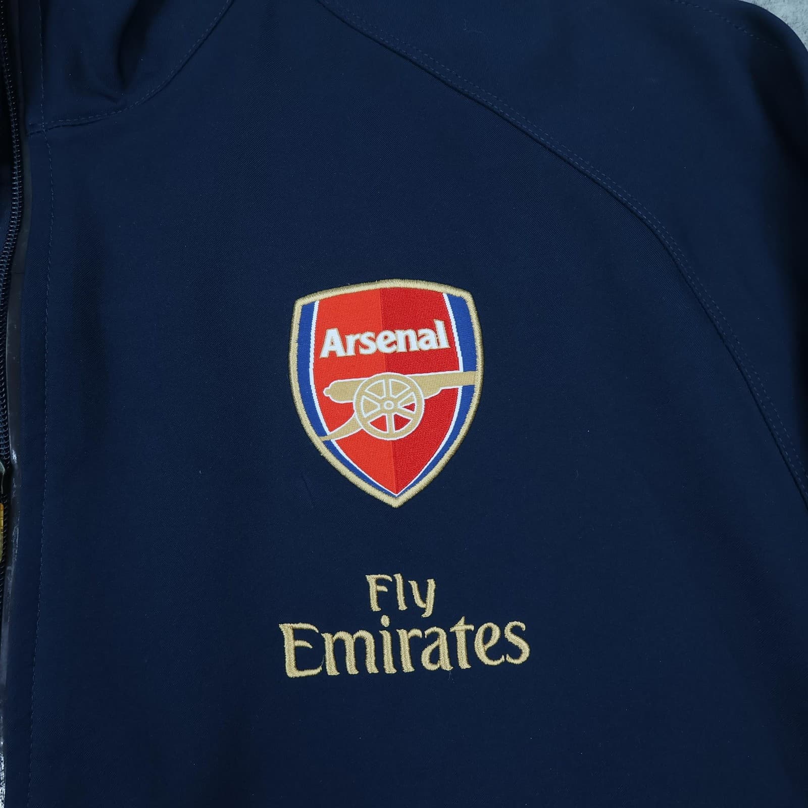 Arsenal Jacket Mens Extra Large Navy EPL 2007 2008 Nike Fly Emirates Track Top photo 3