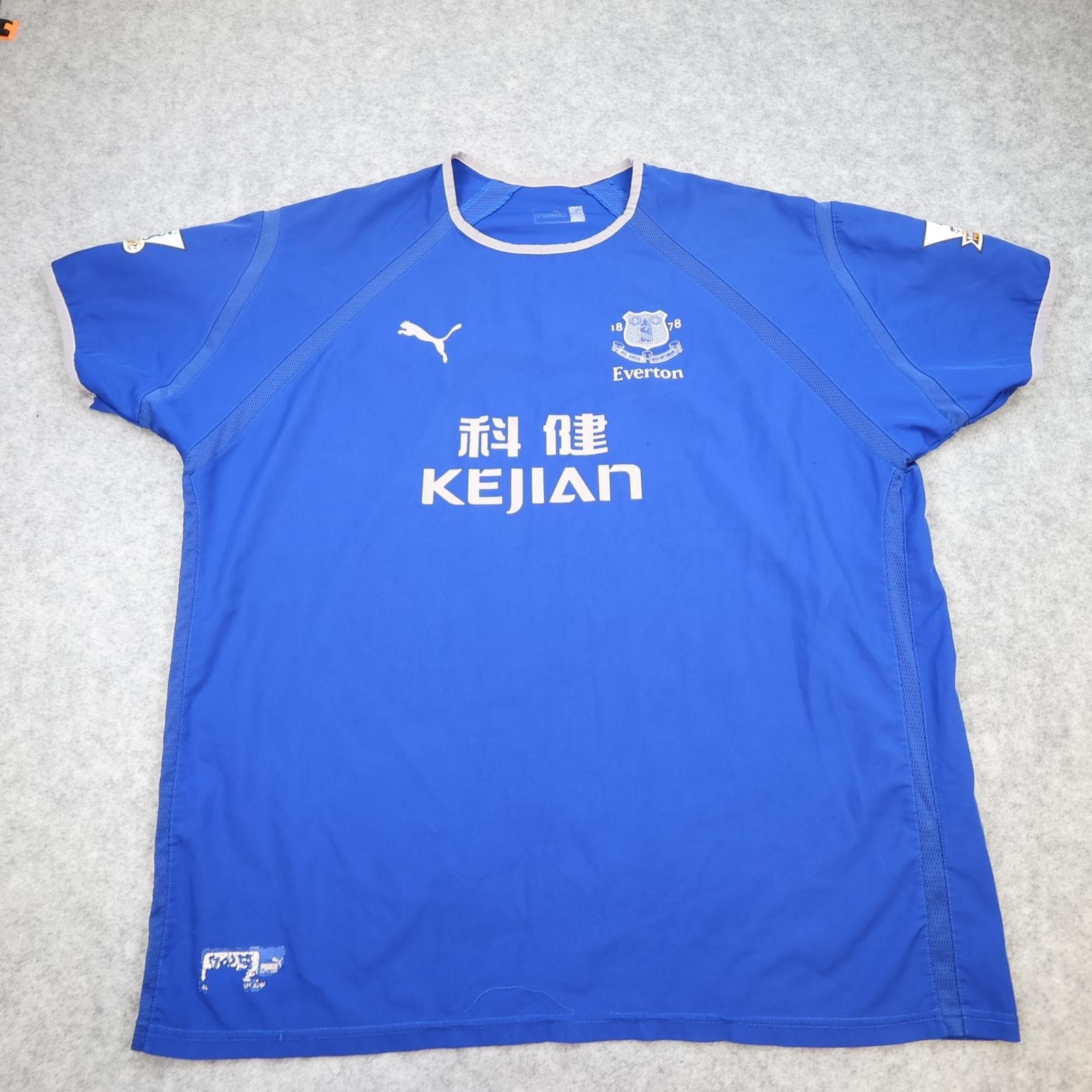 Vintage Everton Shirt Mens 2XL Blue Home 2002 2004 EPL Football Puma Rooney 18 photo 2