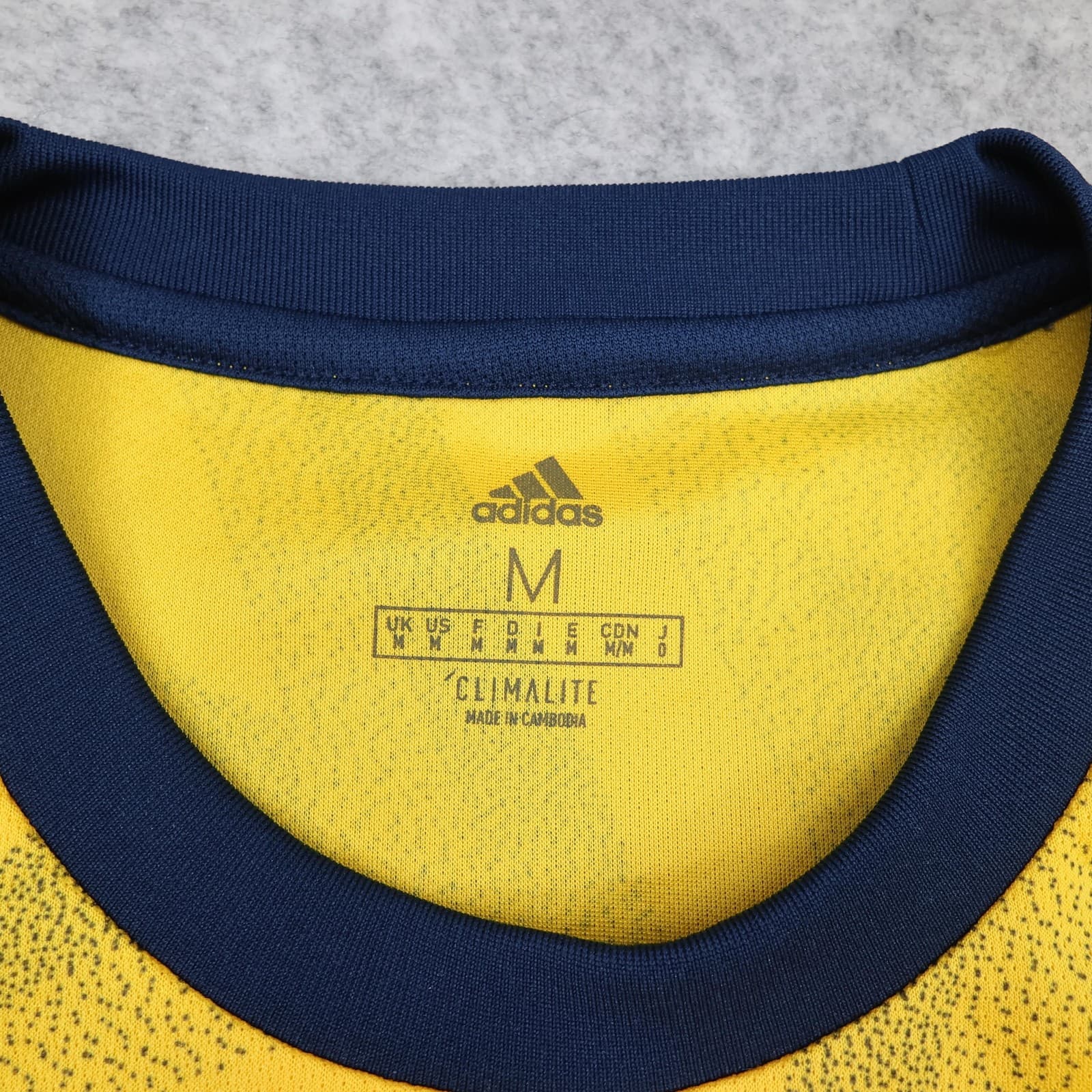 Arsenal Away Shirt Mens Medium Away Yellow 2019 2020 Football Adidas Emirates photo 6