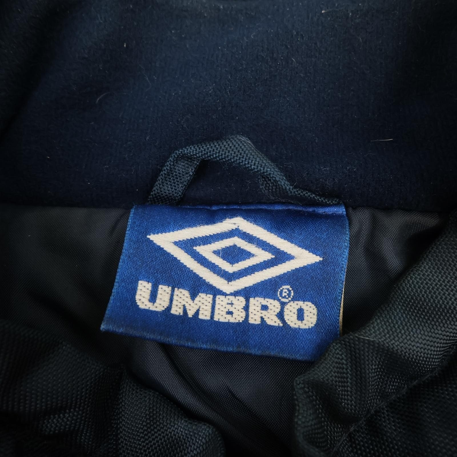 Everton Jacket Mens Large Navy Blue Football Umbro Padded Training Coat photo 6