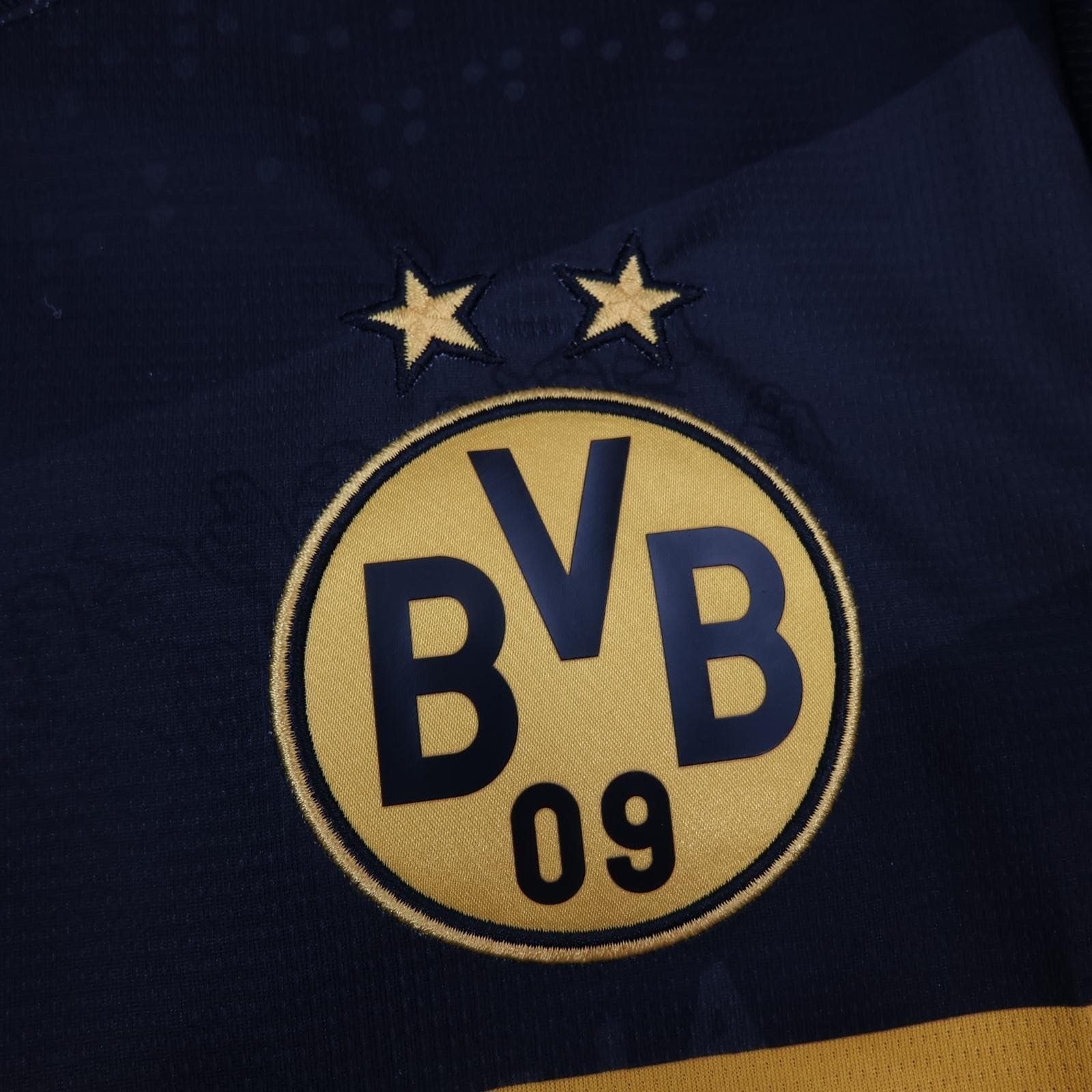 Borussia Dortmund Shirt Mens Small Black Yellow Away Bundesliga 2024 2025 Puma photo 5