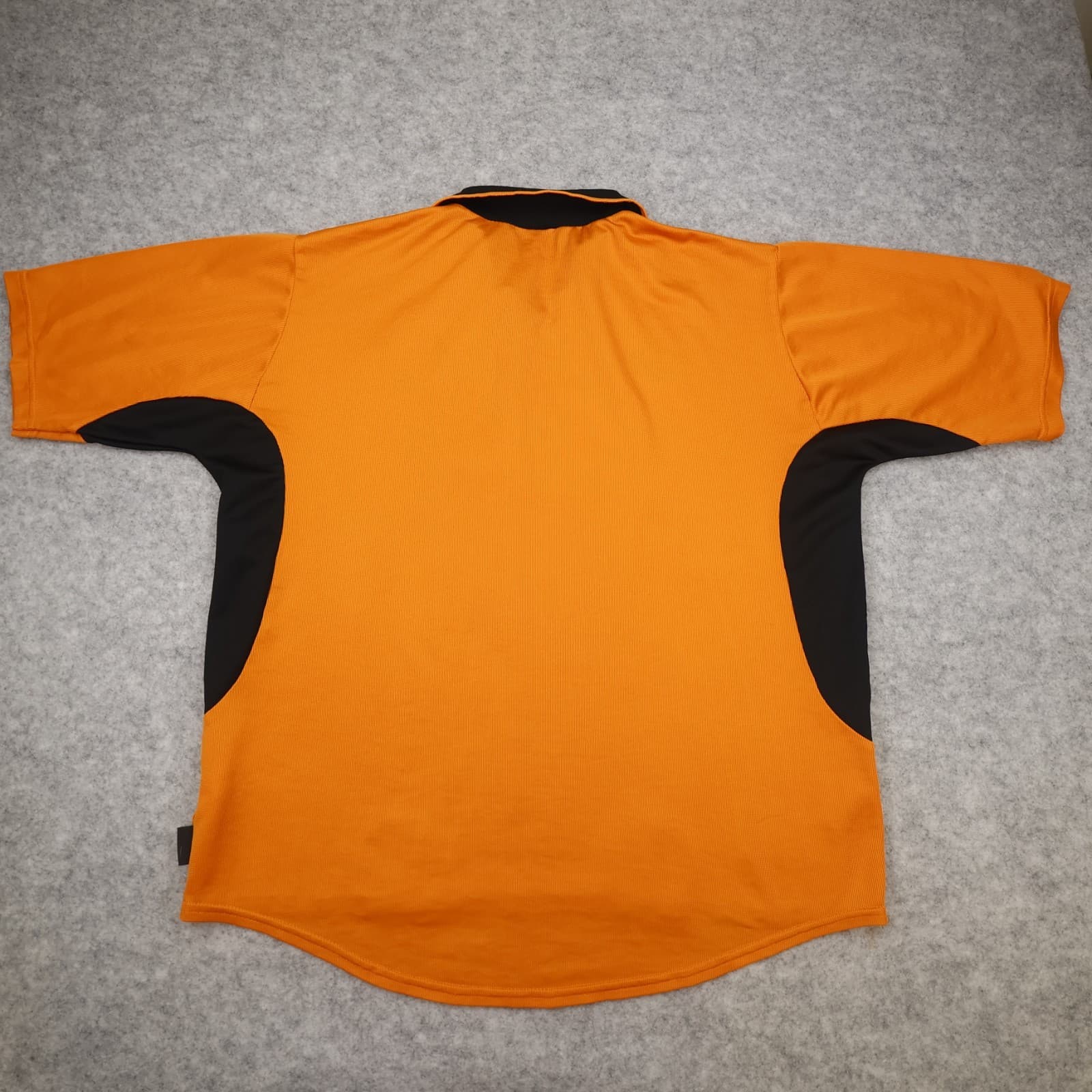 Vintage Wolves Football Shirt Large Orange Home Kit 2002 2004 Admiral Jersey photo 2