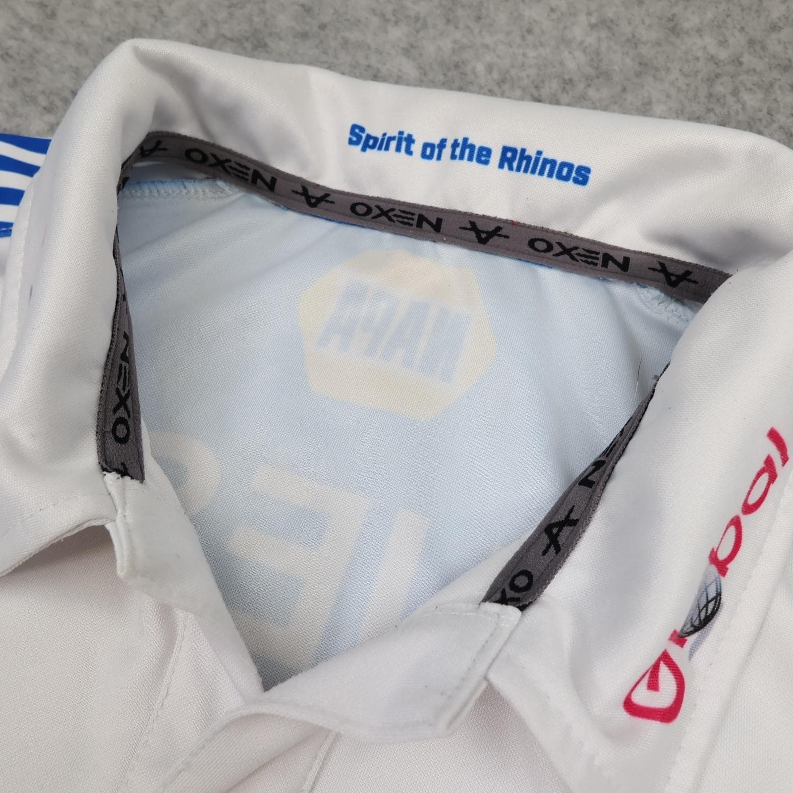 Leeds Rhinos Rugby Shirt Mens Extra Large Rugby League Oxen Building Society photo 5