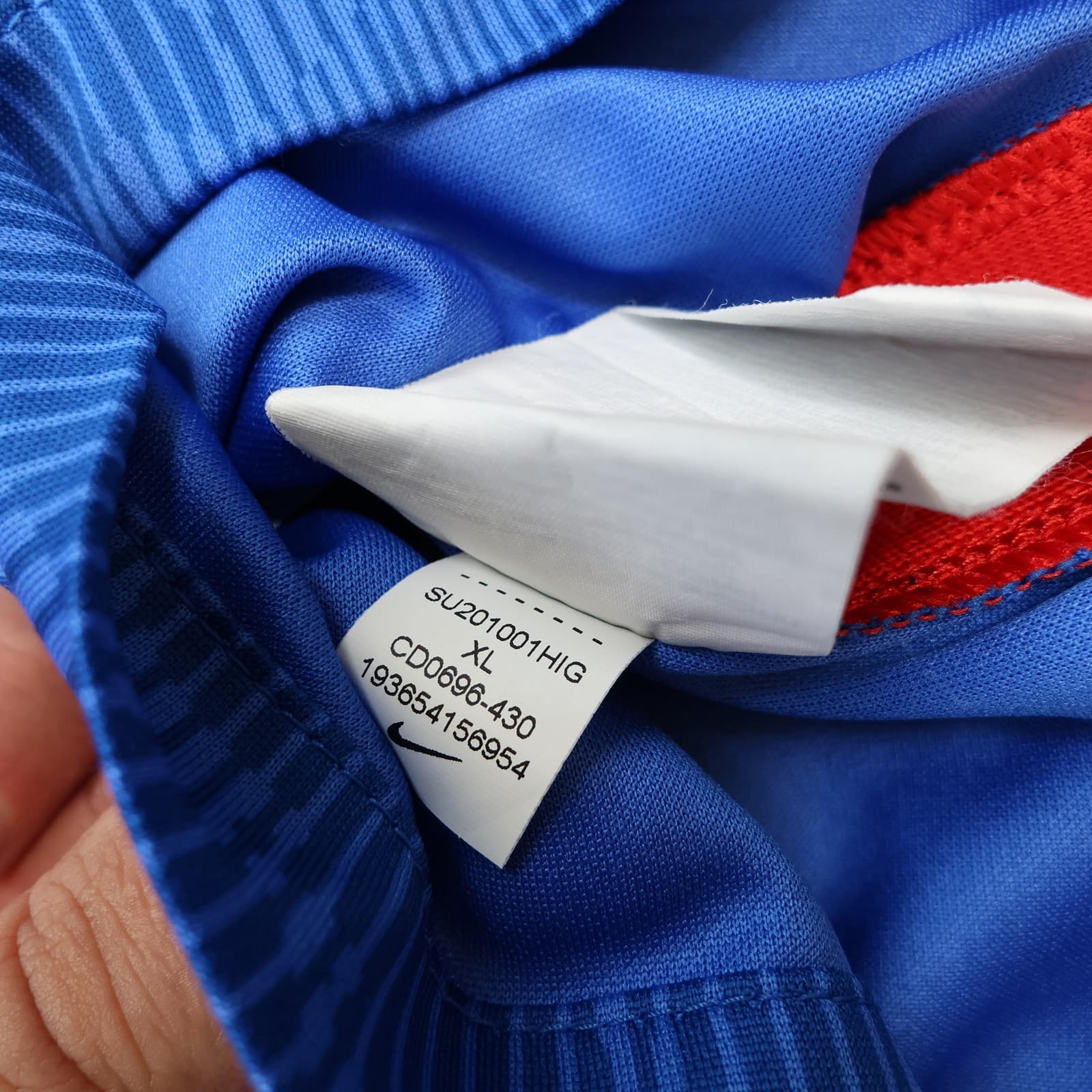 England Away Shirt Mens XL Blue 2020 2021 Football Nike Dri Fit Foden 20 photo 9