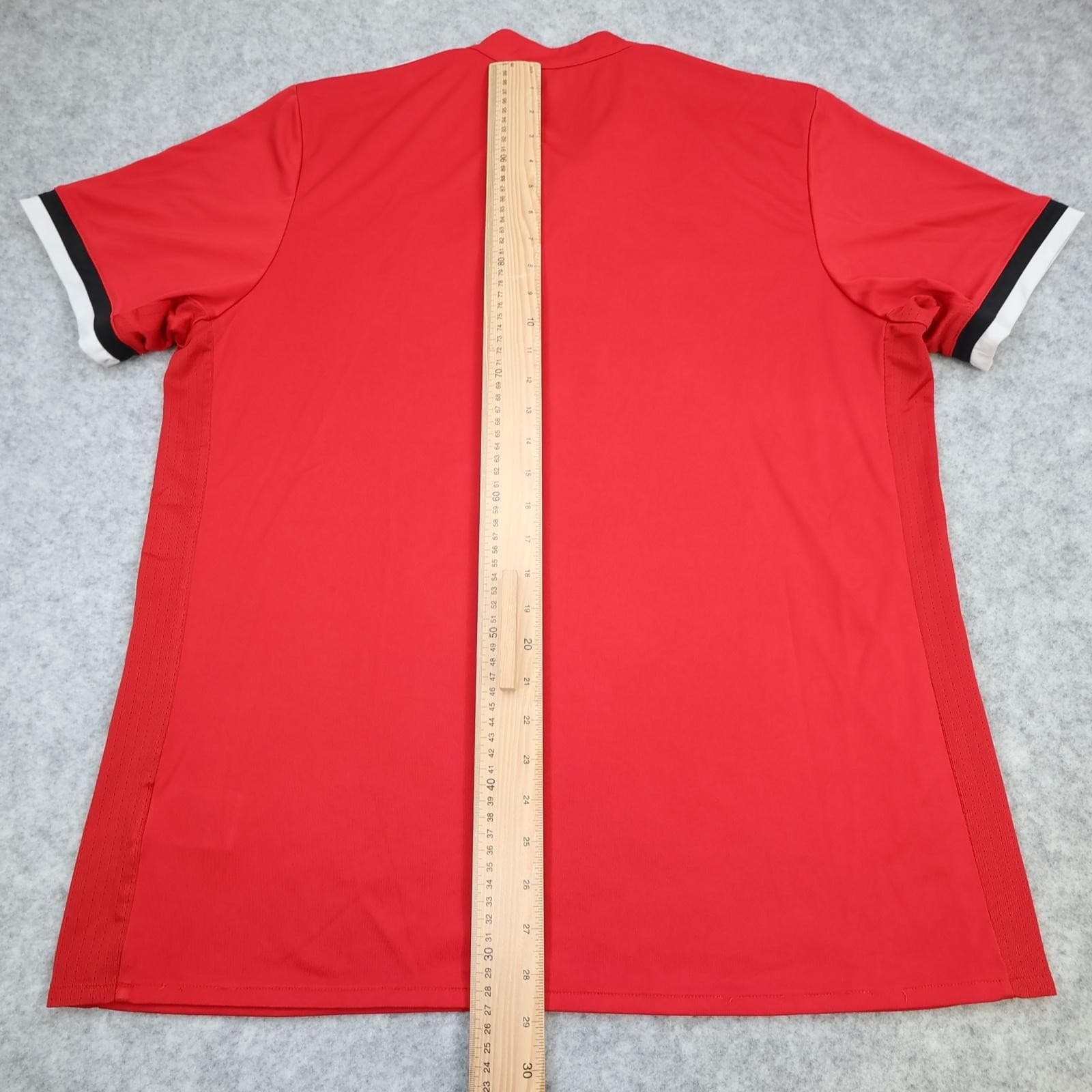 Manchester United Shirt Mens XL Red Home 2017 2018 Football Adidas Chevrolet photo 10