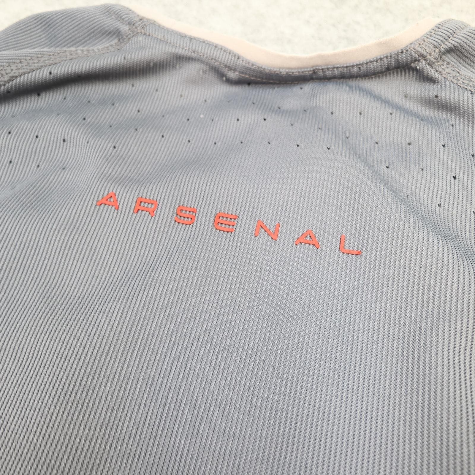 Vintage Arsenal Training Shirt Mens Medium Grey 2000 2002 Nike Soccer Jersey photo 10