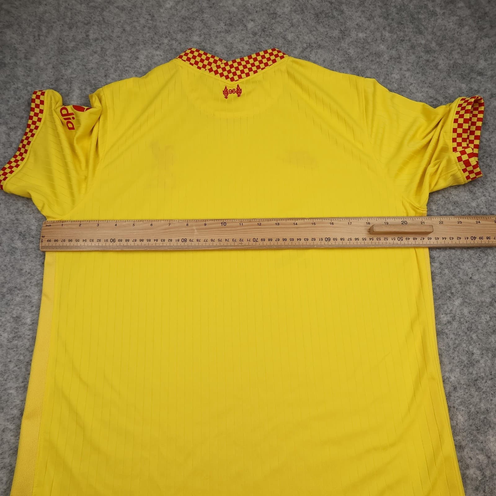 Liverpool Shirt Mens Large Yellow Third 2021 2022 Football Nike Soccer Jersey photo 10
