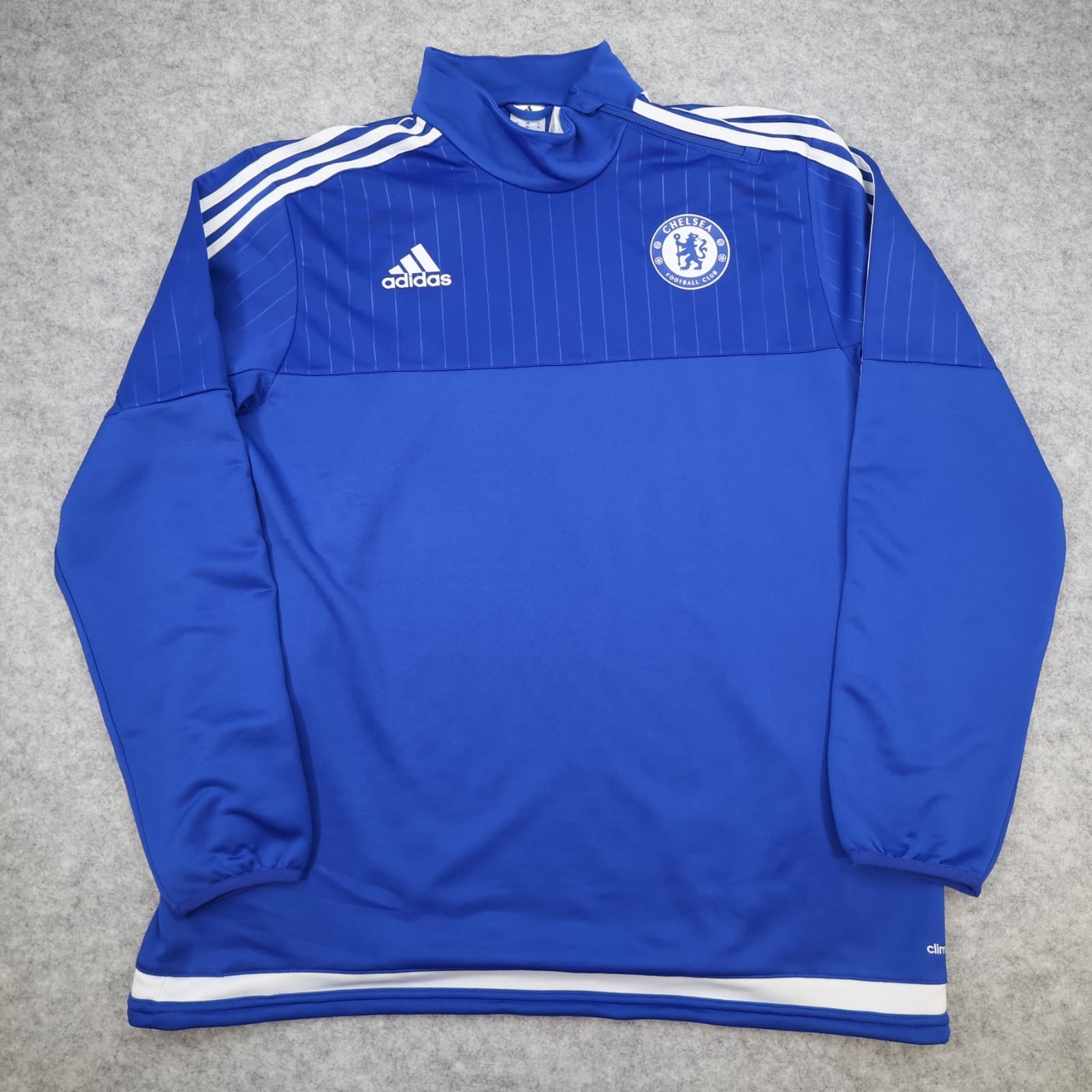 Chelsea Football Drill Top Extra Large Blue Adidas 2015 2016 Soccer Pullover