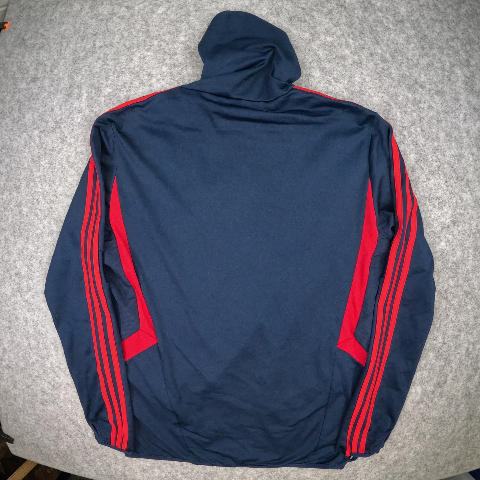 Arsenal Training Drill Top Large 2019-20 Adidas Snood Hood Pullover Navy photo 2