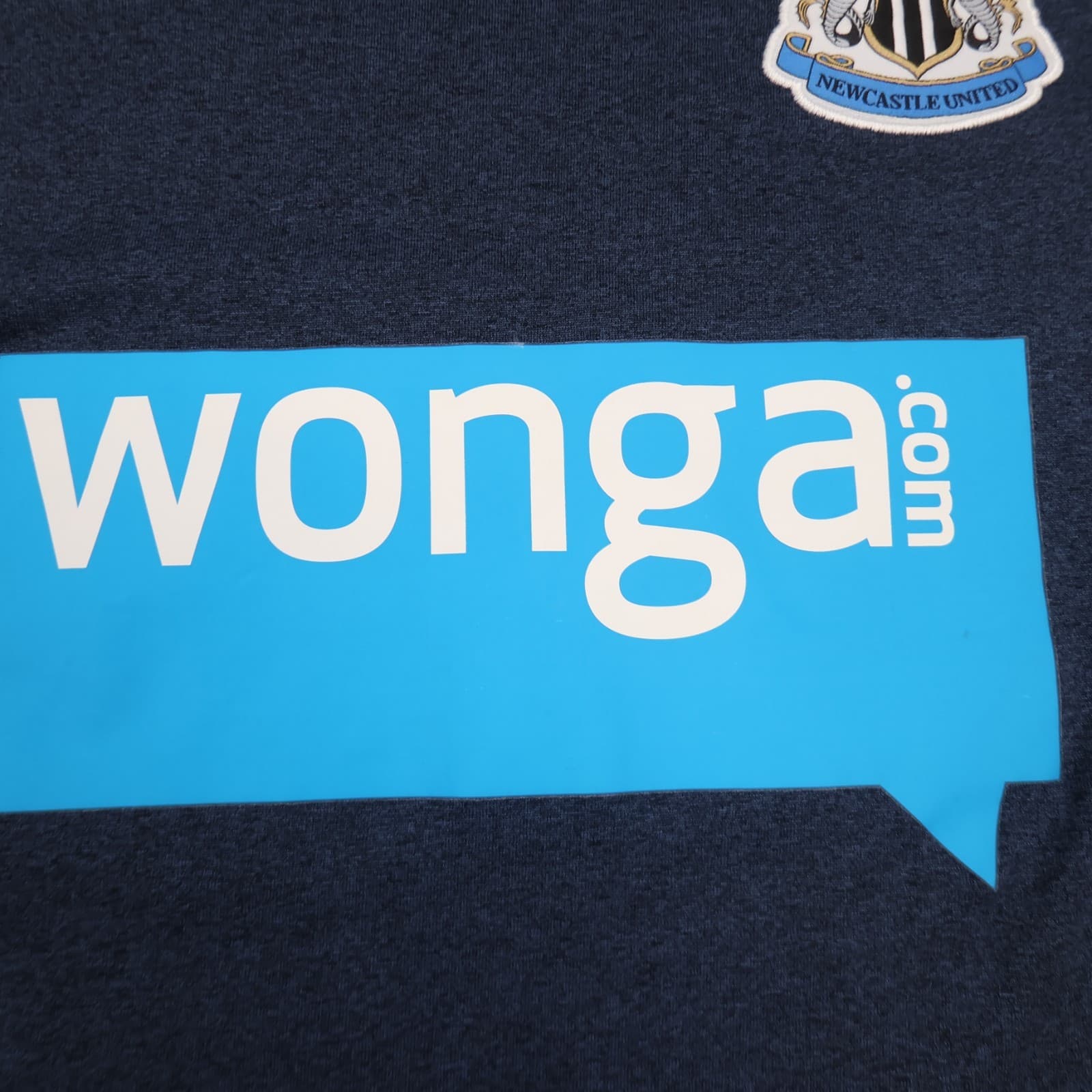 Newcastle United Shirt Medium Navy Away Kit 2013 2014 Puma Soccer Jersey Wonga photo 6