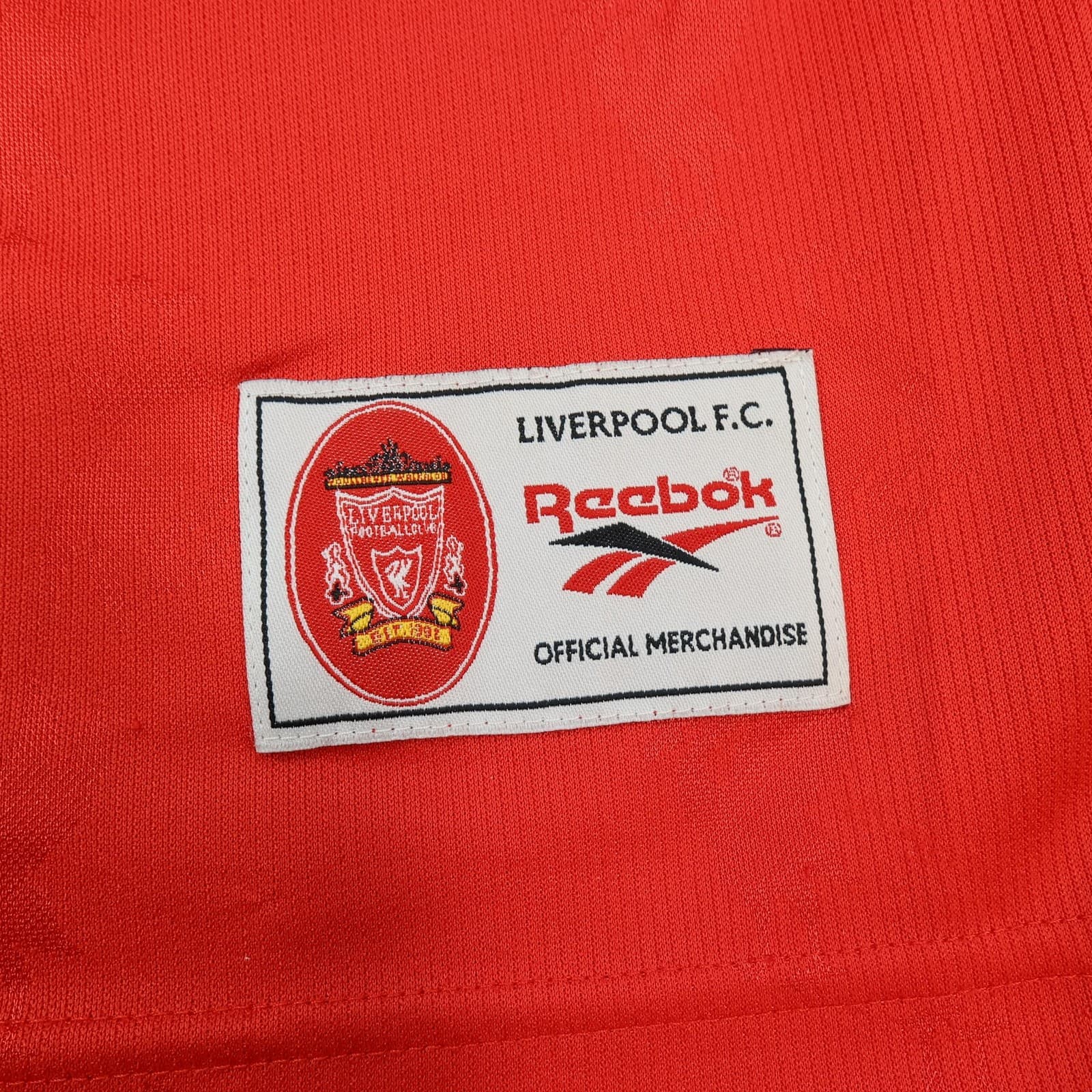 Vintage Liverpool Shirt Mens 2XL Home 1996 1998 Reebok Carlsberg Soccer Jersey photo 10