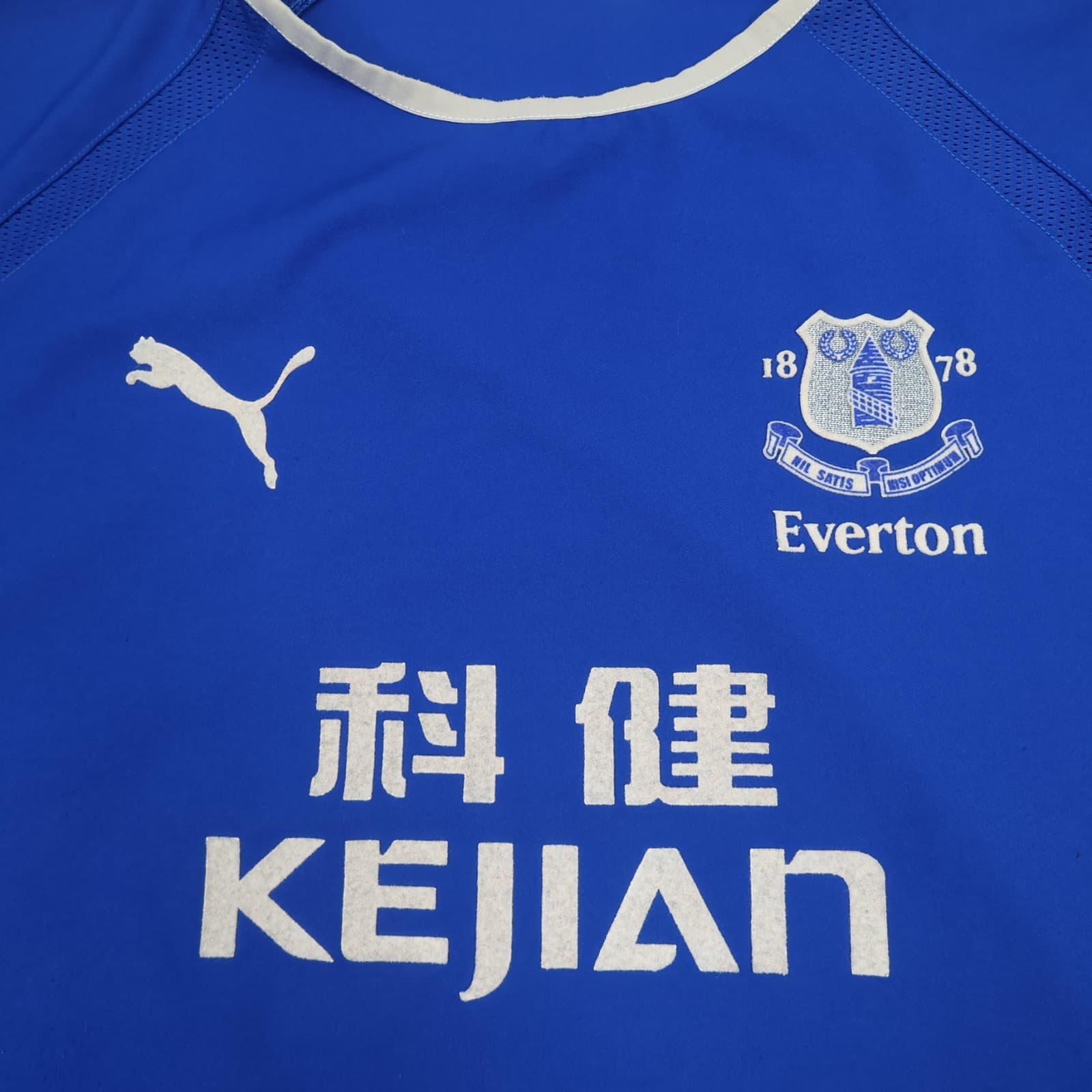 Vintage Everton Shirt 2XL Blue Home Kit 2003 2004 Puma Soccer Jersey XXL photo 4