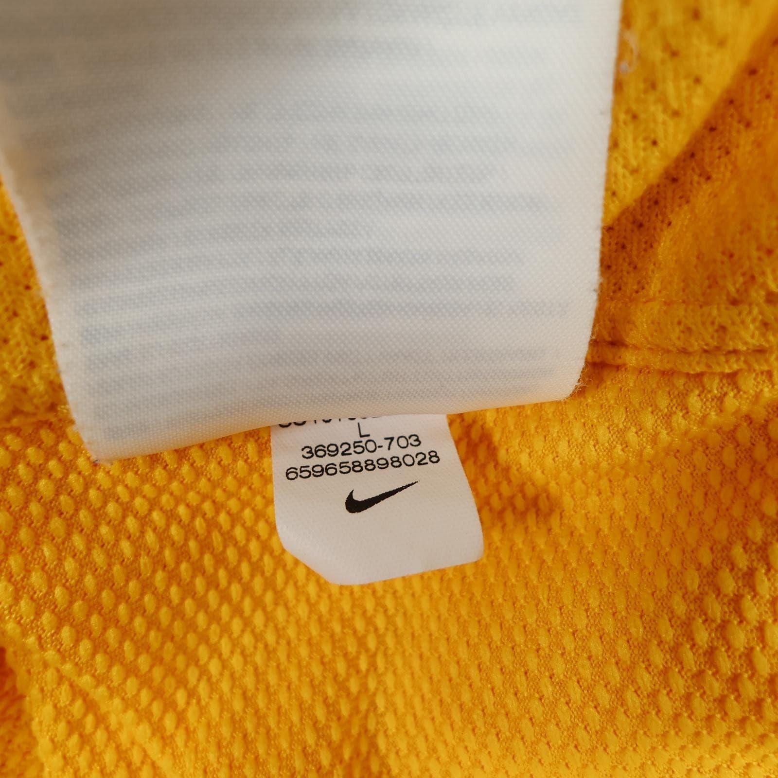 Brazil Home Shirt Mens Large Yellow 2010 2011 Nike Dri Fit Soccer Jersey Top photo 14