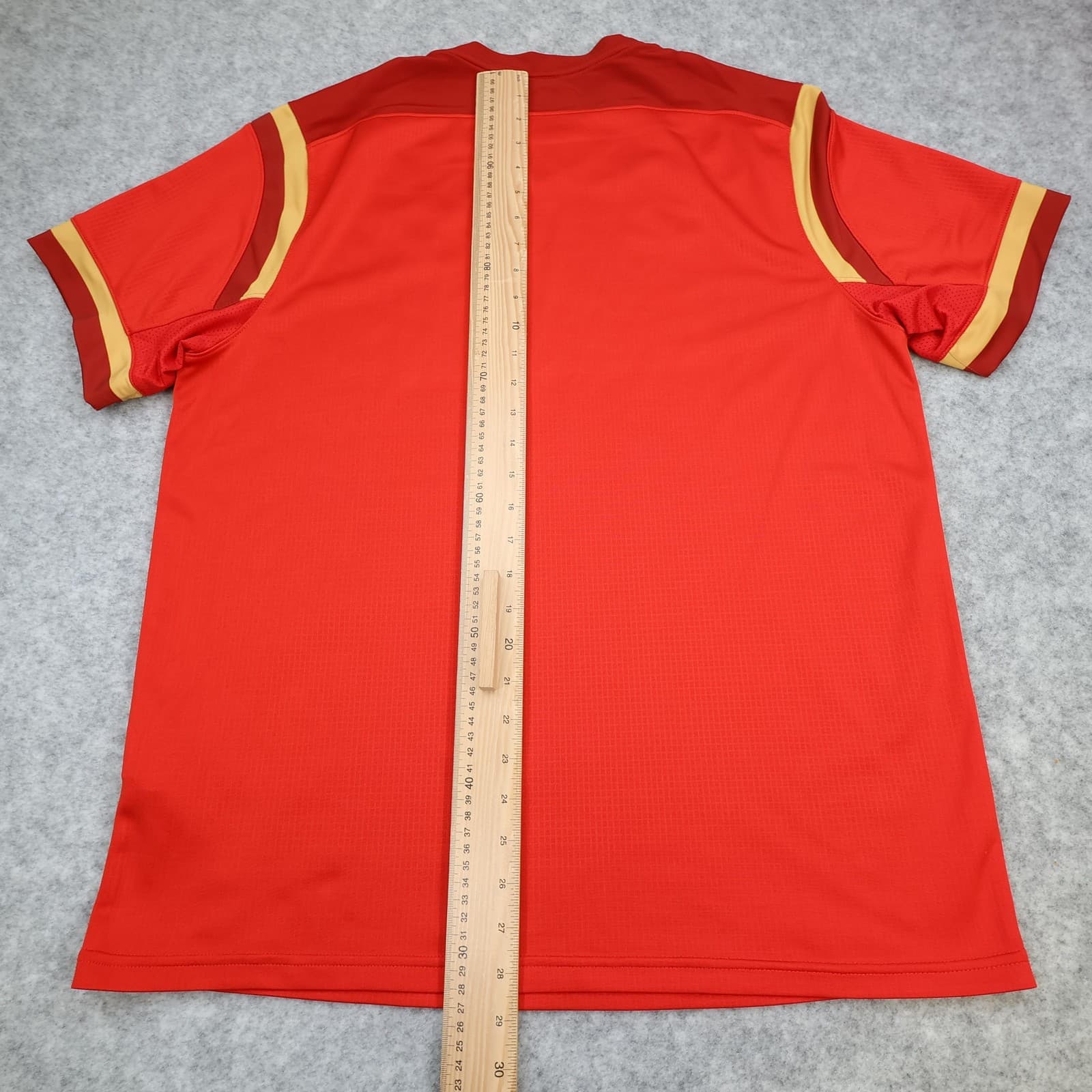 Wales Rugby Shirt Mens Large Red Rugby Union Under Armour Admiral 2016 Jersey photo 10