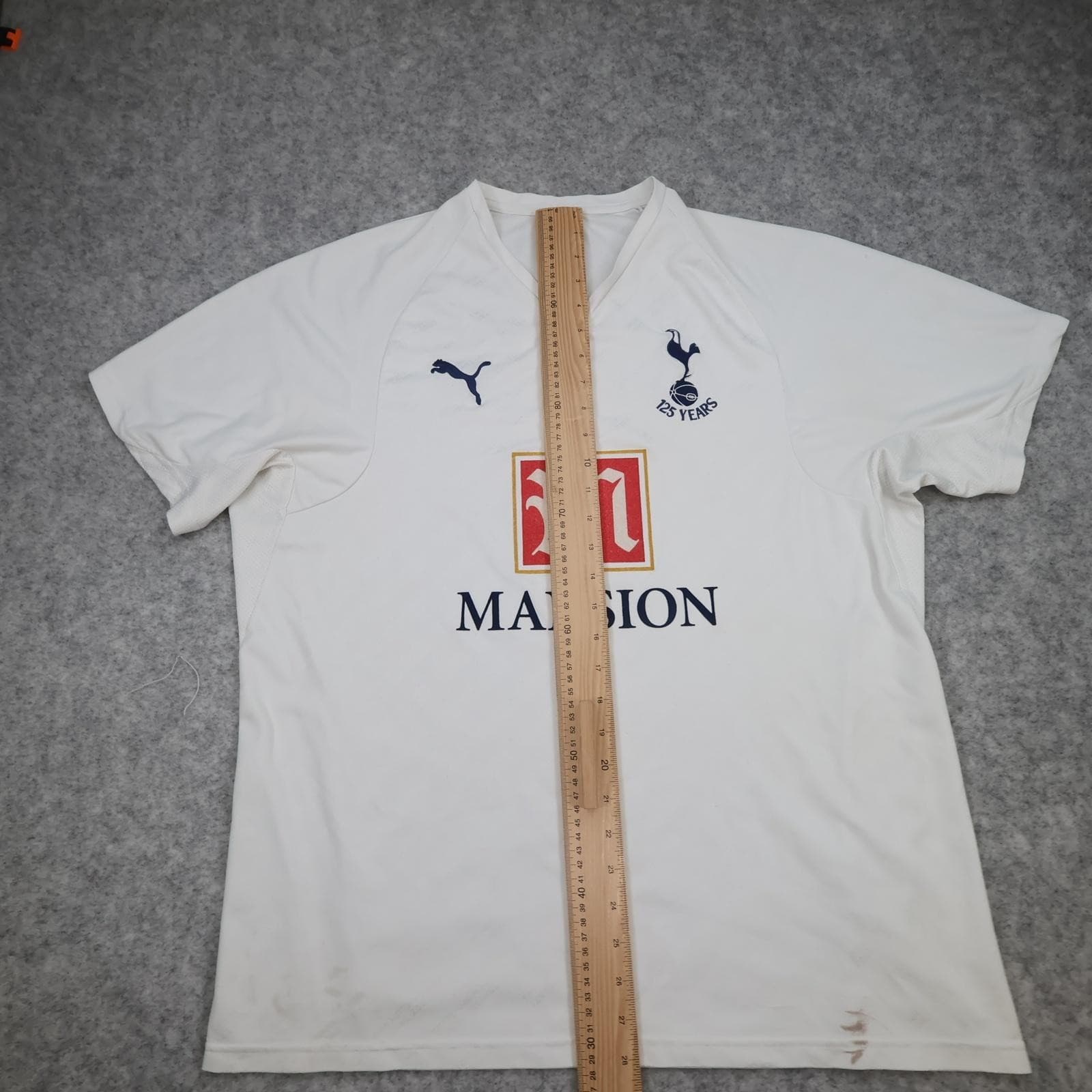 Tottenham Hotspur Shirt Mens XL White Home 2007 2008 Football Puma Mansion photo 13