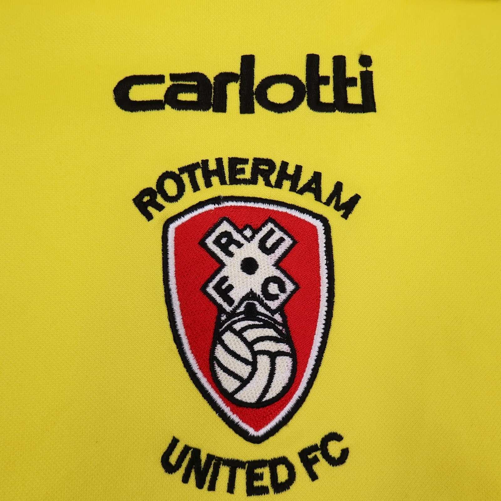 Rotherham United Shirt Extra Large Yellow Away Kit 2008 2009 Carlotti Redtooth photo 4