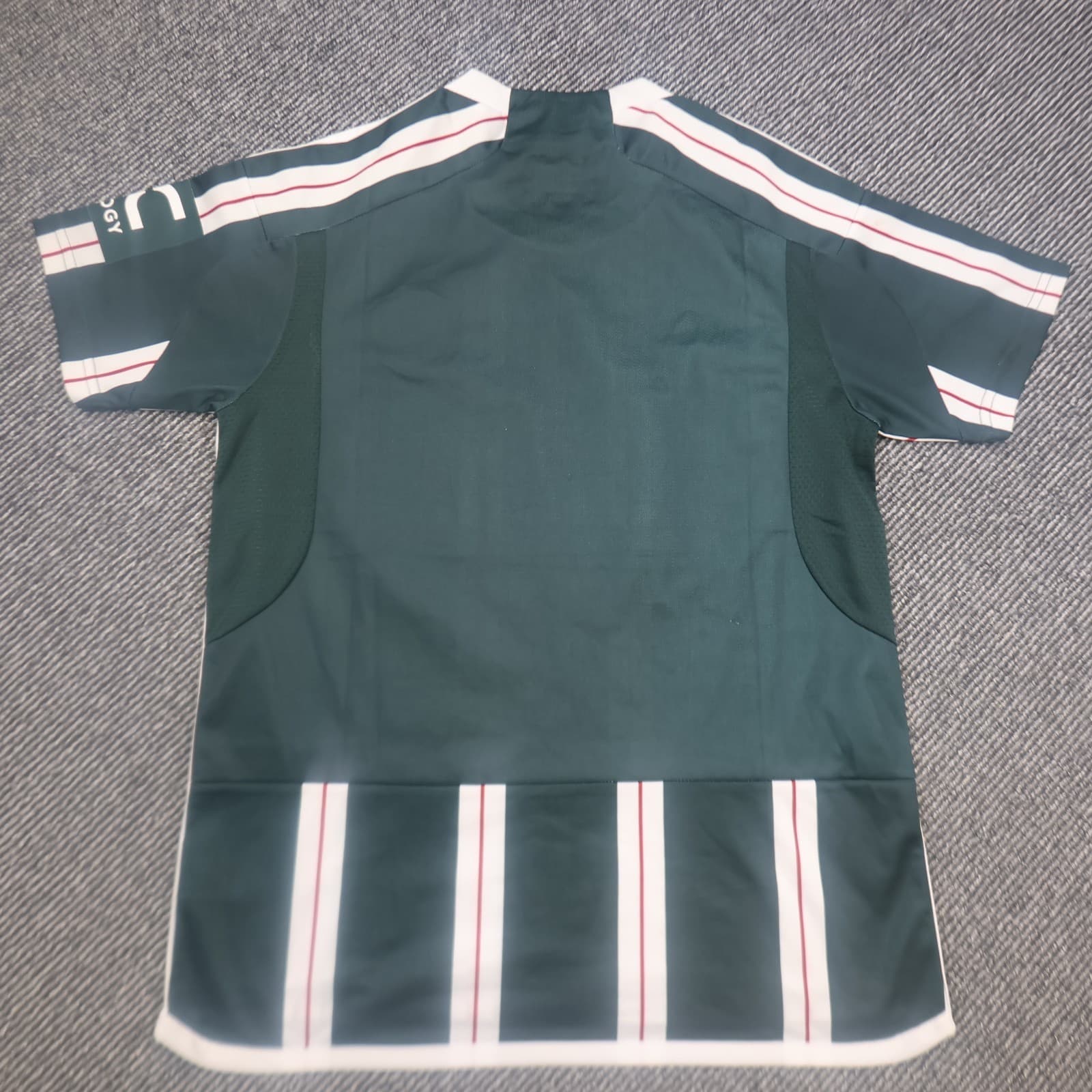 Manchester United Shirt Medium White Green Away Kit 2023 2024 Adidas Jersey photo 2