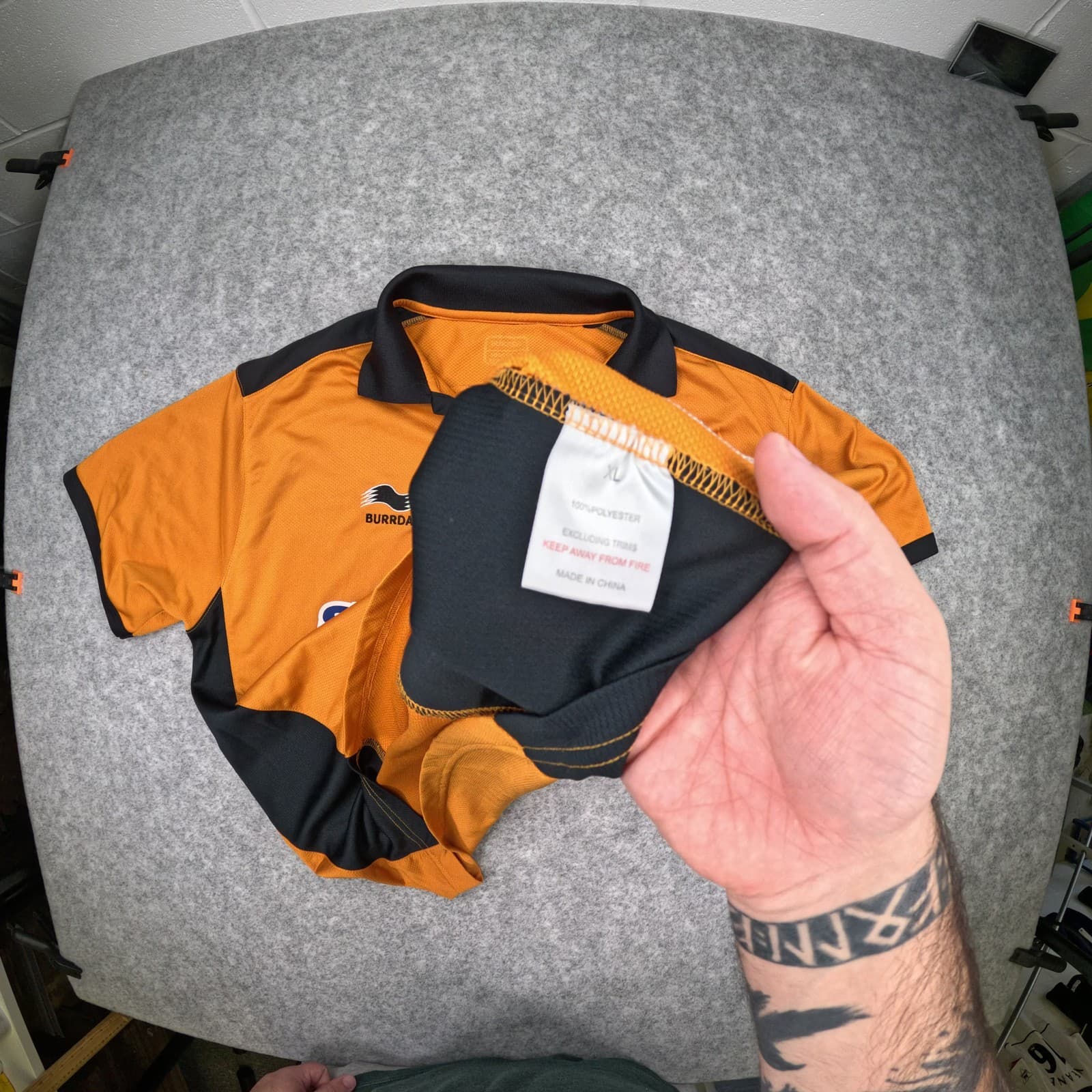 Wolverhampton Wanderers Football Shirt Extra Large 2010 2011 Gold Home Burrda photo 2