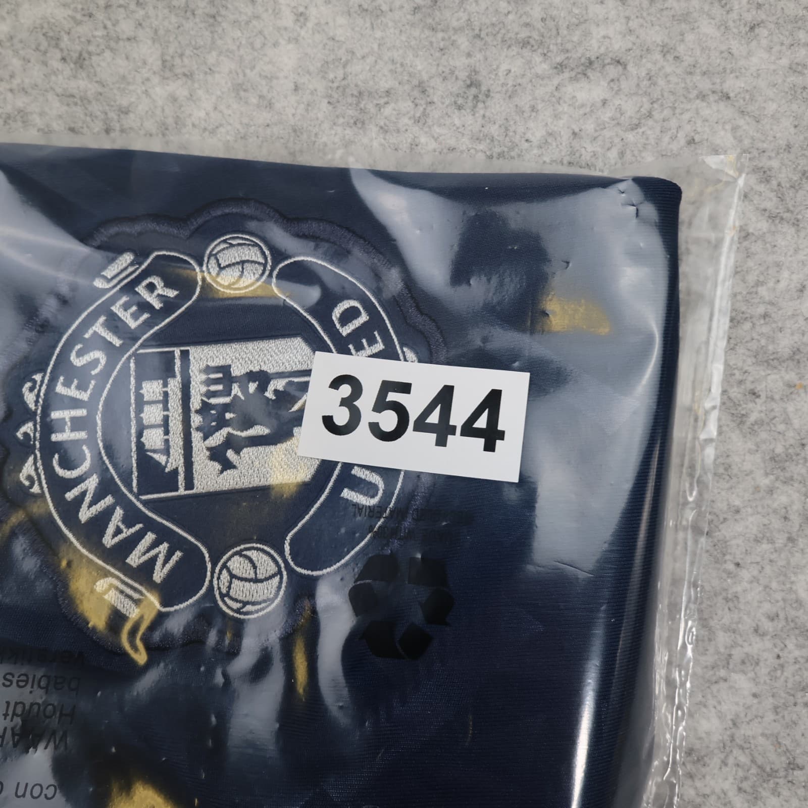 Manchester United Shirt Large Blue Away Kit 2024 2025 Adidas Soccer Jersey photo 17