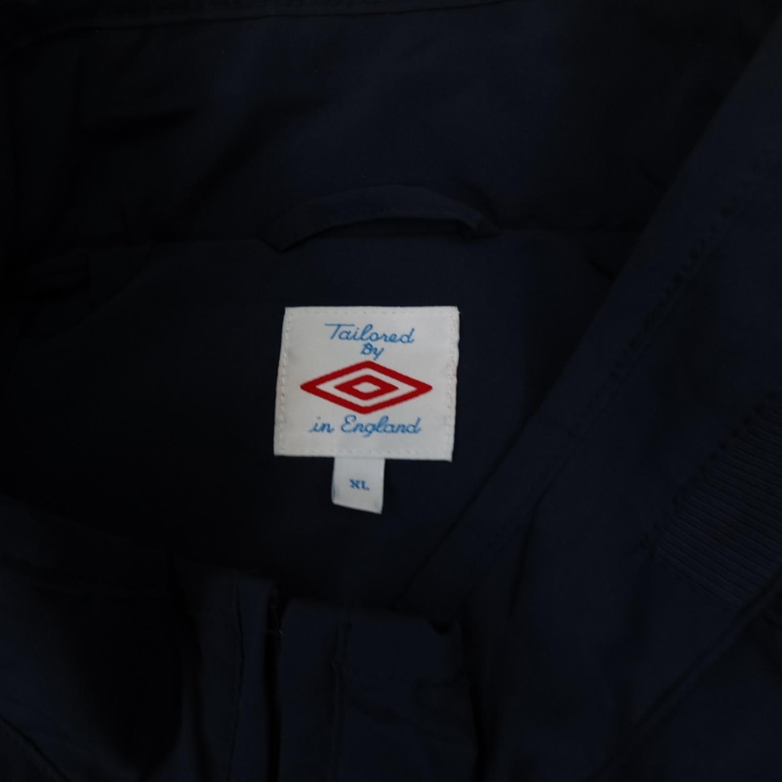England Training Jacket Mens XL Blue 2009 2010 Umbro Tailored Full Zip Top photo 5