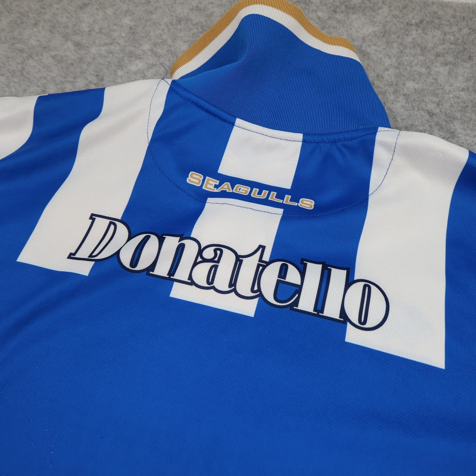 Brighton & Hove Albion Shirt Mens 2XL Blue Home 2011 2013 Football Errea Jersey photo 10