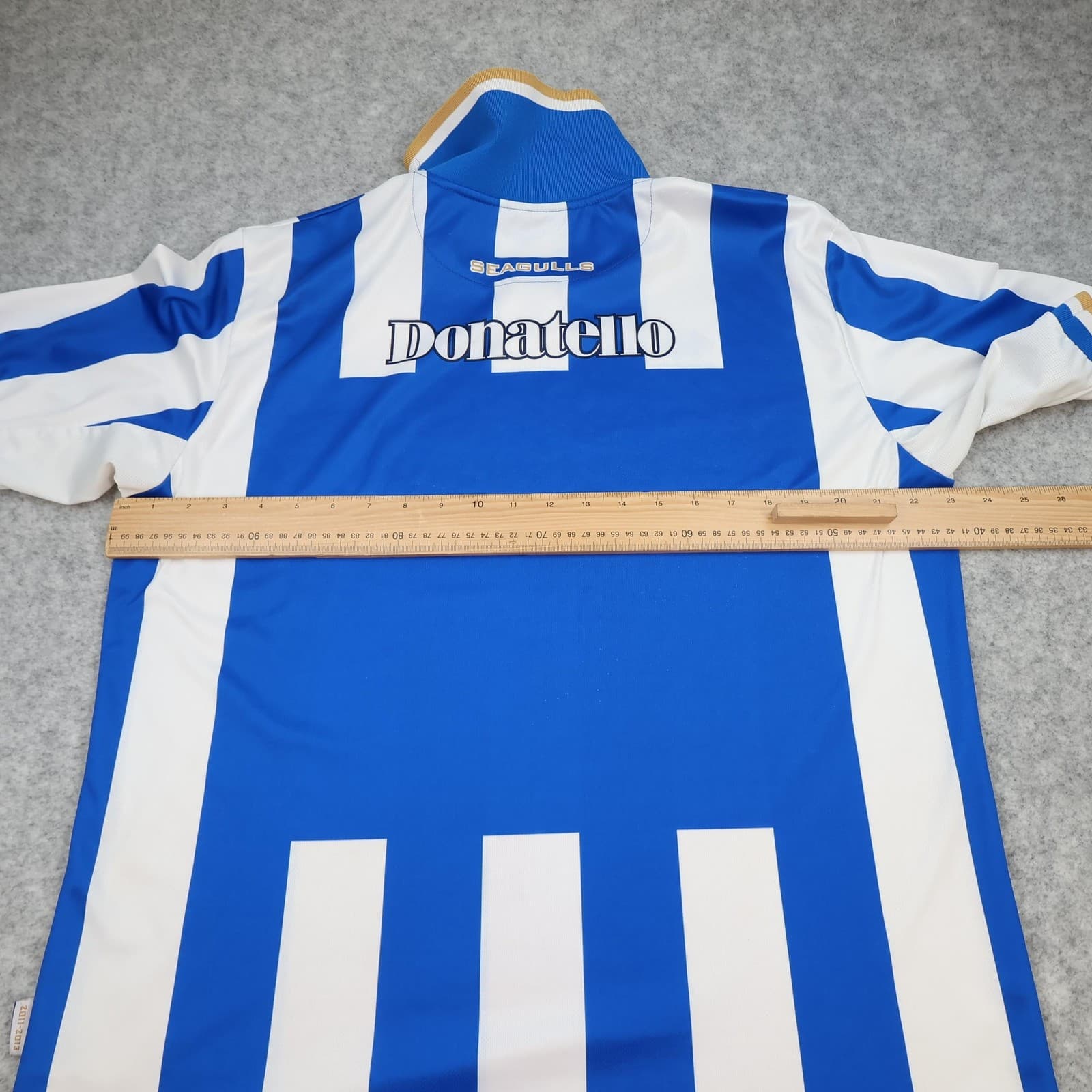 Brighton & Hove Albion Shirt Mens 2XL Blue Home 2011 2013 Football Errea Jersey photo 14