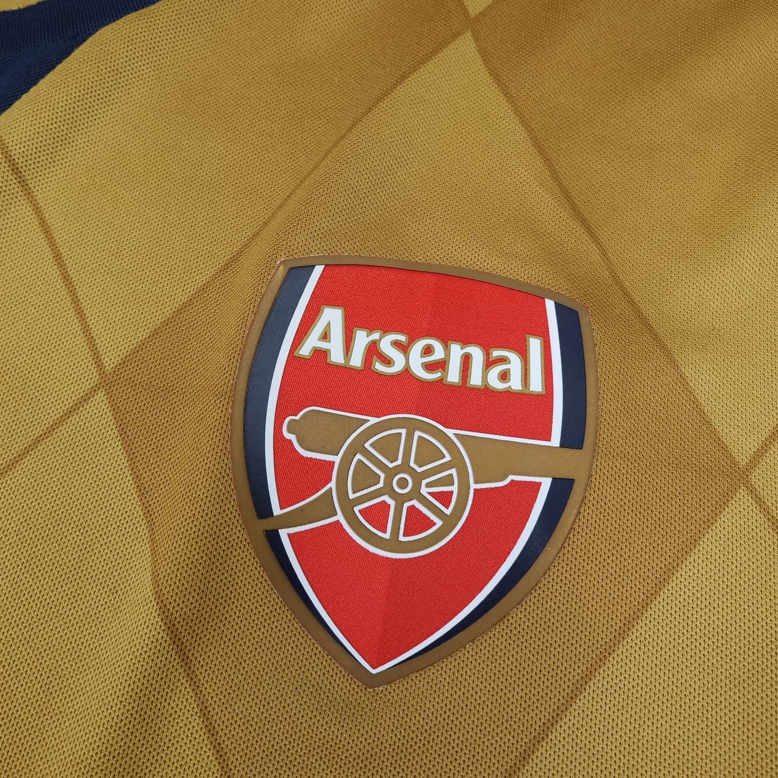 Arsenal Football Shirt Mens Away Gold 2015 2016 PUMA Ramsey 16 Football photo 6