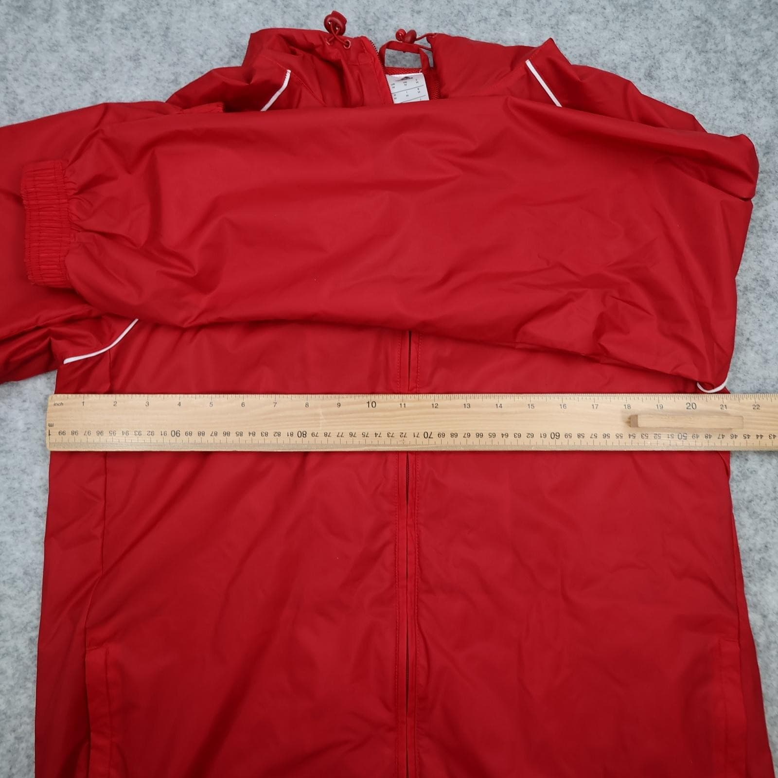 Bayern Munich Jacket Mens Medium Red 2017 2018 Adidas Rain Full Zip Top photo 8