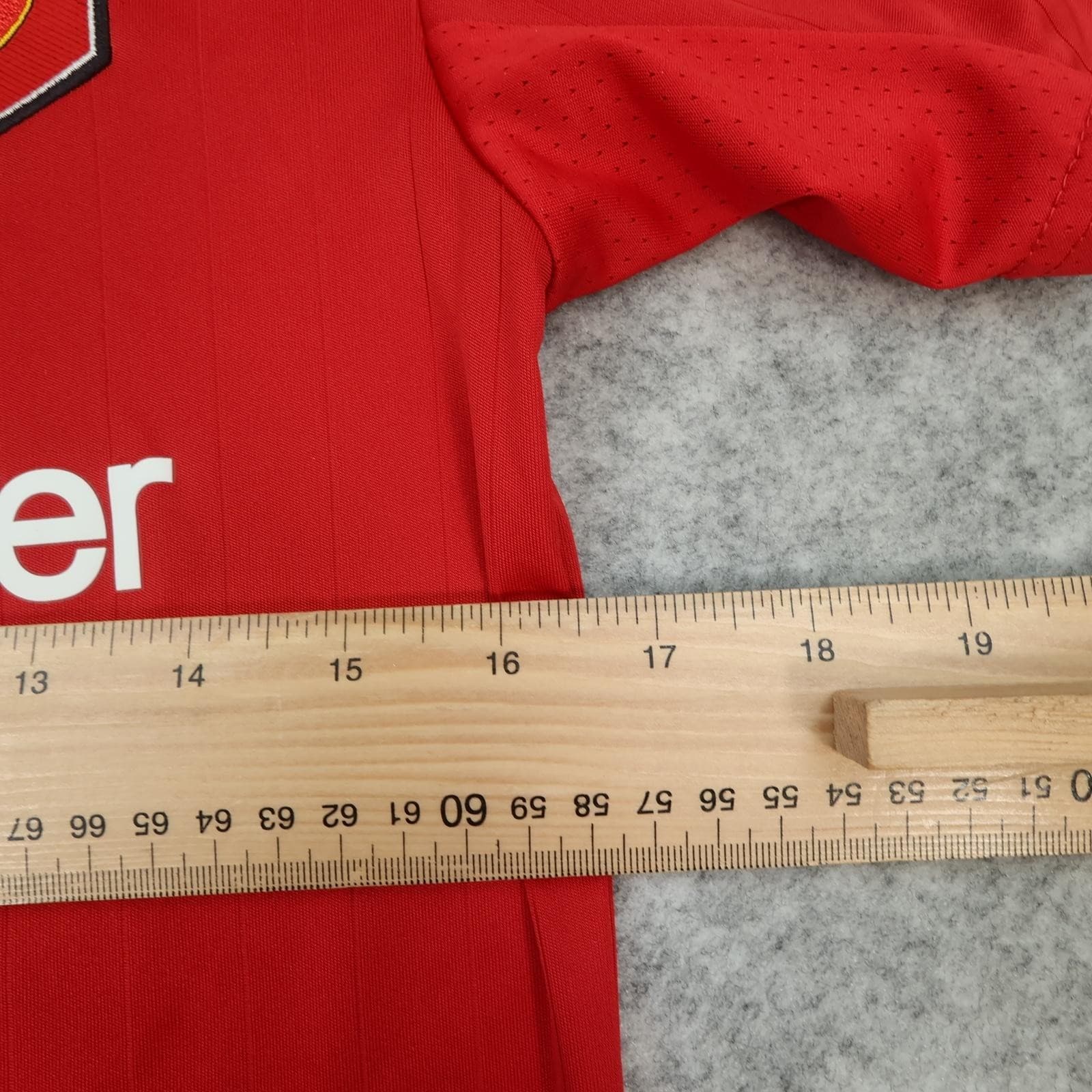 Manchester United Shirt Mens XS Home 2022 Football Jersey Adidas TeamViewer photo 11