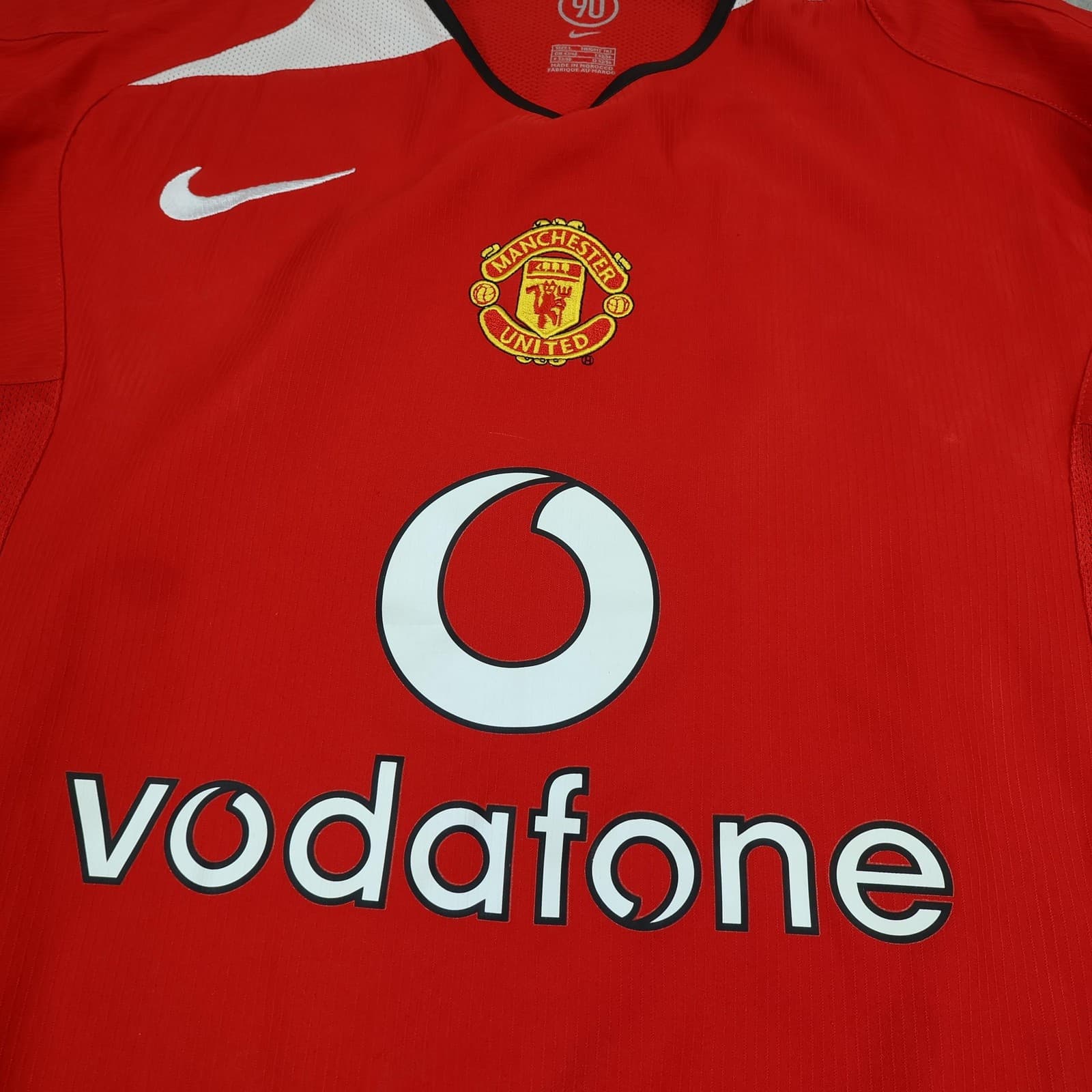 Manchester United Shirt Mens Large Red Home 2004 2006 Nike Ronaldo 7 Jersey photo 3