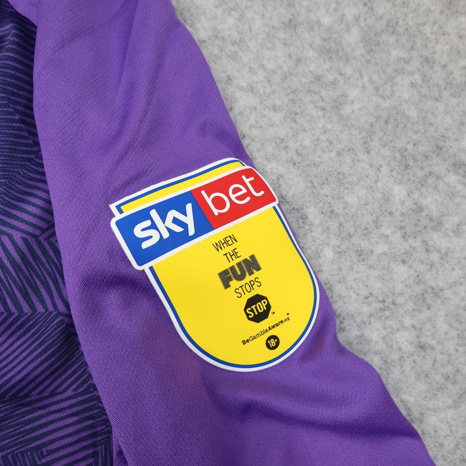 Hull City Goalkeeper Shirt Mens XXL Purple EFL Football Umbro SportPesa Long 12 photo 6