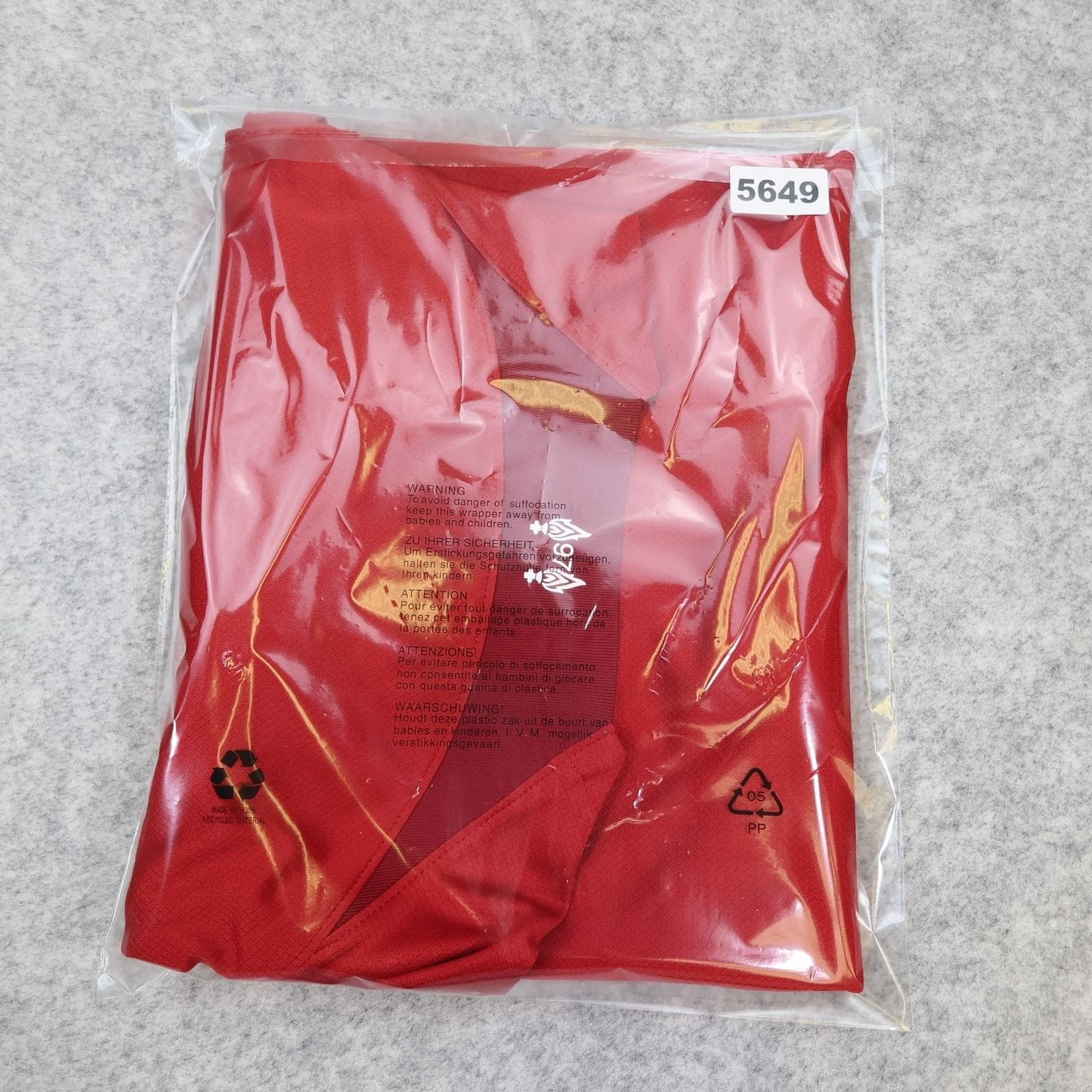 Liverpool Shirt Mens XL Red Home 2022 2023 Nike Standard Chartered Soccer Jersey photo 14