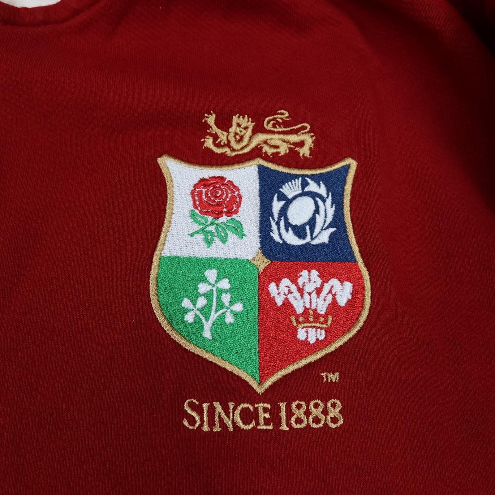 British & Irish Lions Shirt Mens 2XL Red Rugby Union Canterbury Howden 2025 photo 4