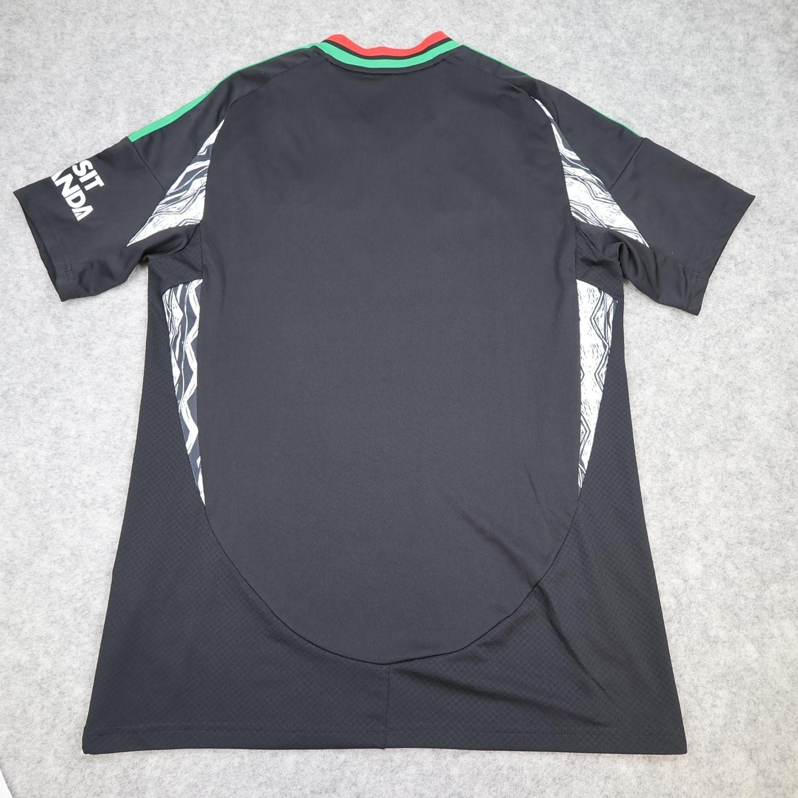 Arsenal Shirt Mens Medium Black Away 2024 2025 Adidas Emirates Soccer Jersey photo 2