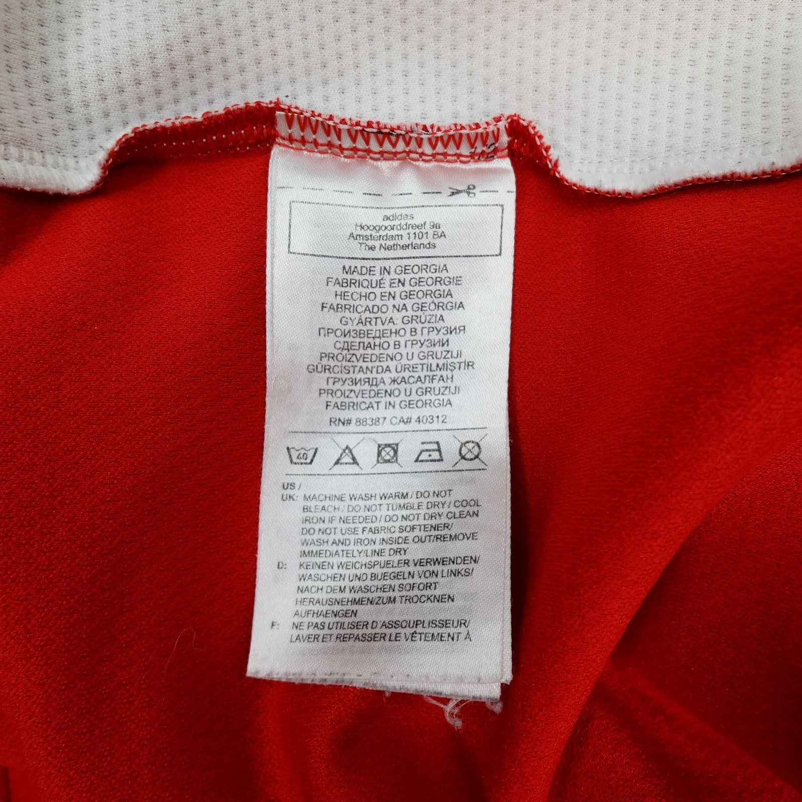 Arsenal Shirt Mens Medium Red Home 2021 2022 EPL Football Adidas Soccer Jersey photo 17