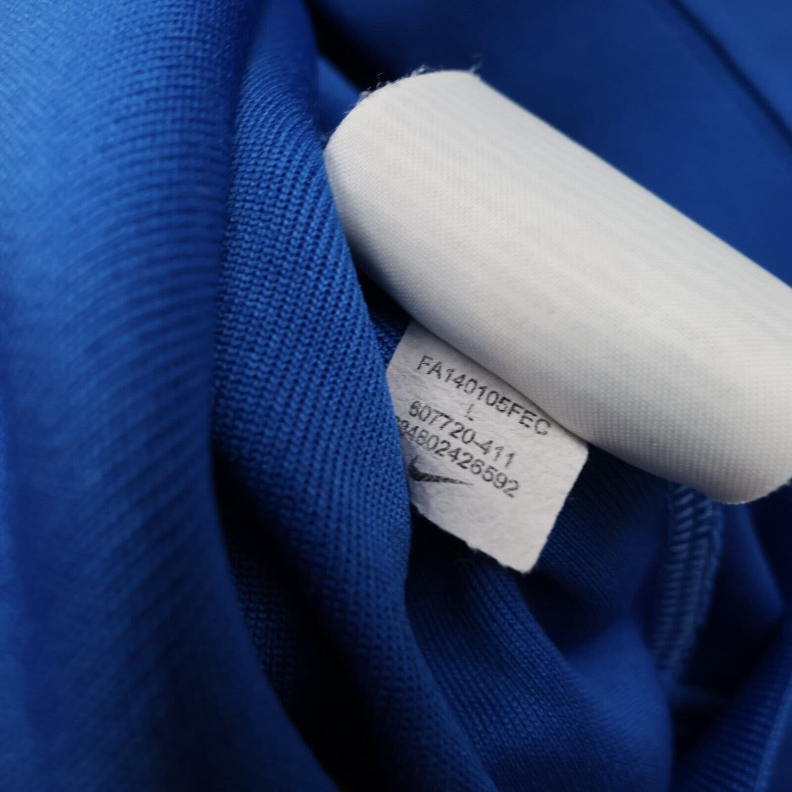 Manchester City Tracksuit Top Large Blue 2014 2015 Full Zip Nike Jacket MCFC photo 13