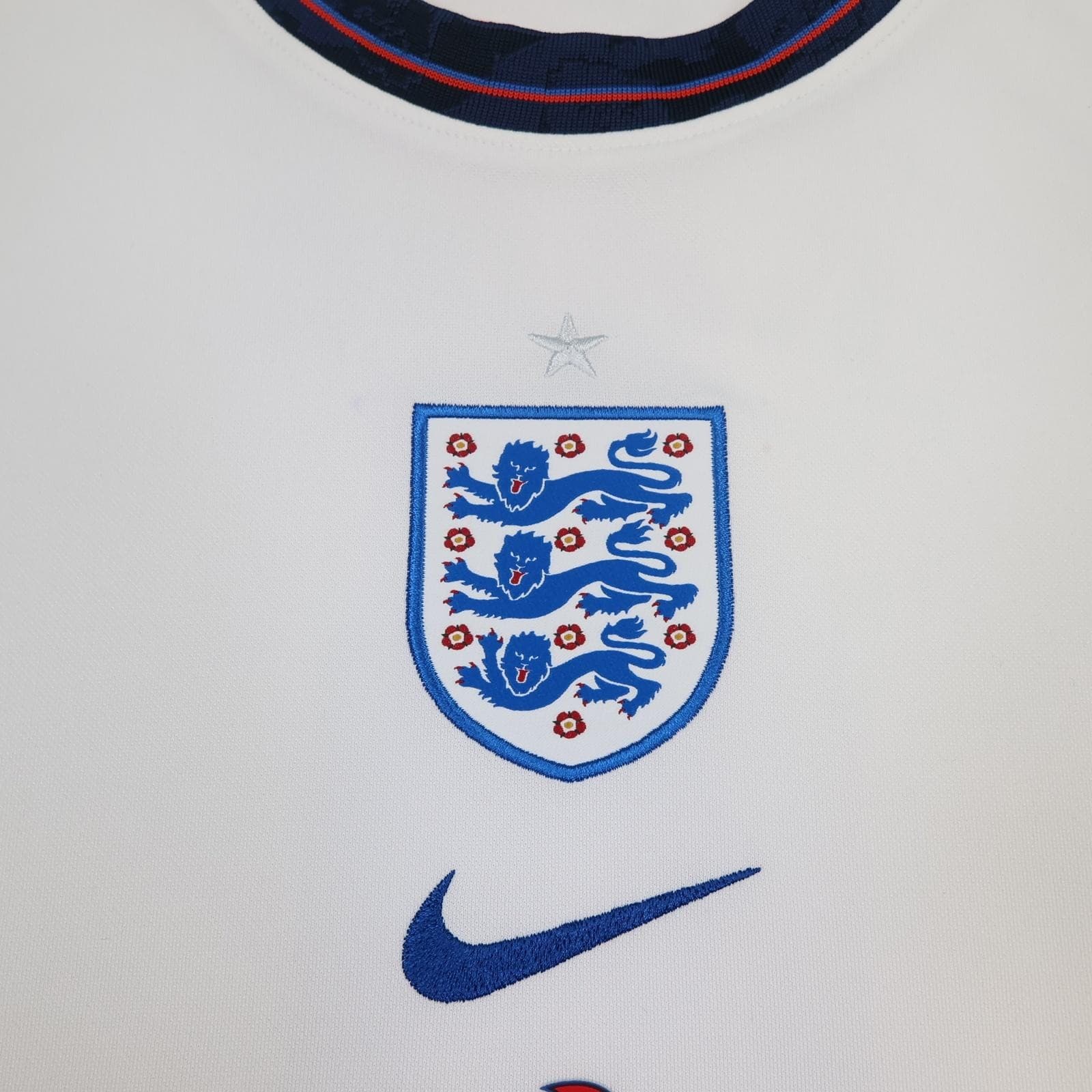 England Home Shirt Mens XL White 2020 2021 Football Nike Kane 9 Dri Fit photo 6