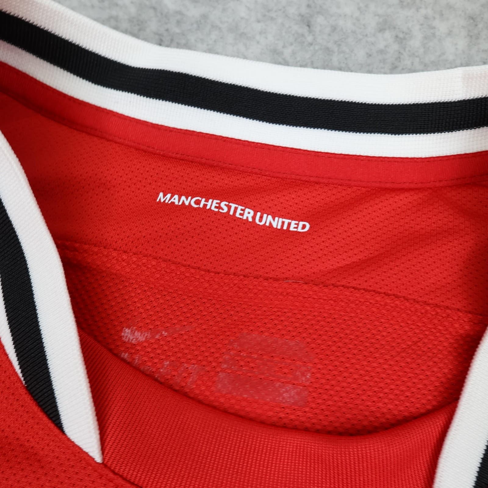 Manchester United Shirt Mens 2XL Red Home 2011 2012 EPL Nike Valencia 25 Jersey photo 6