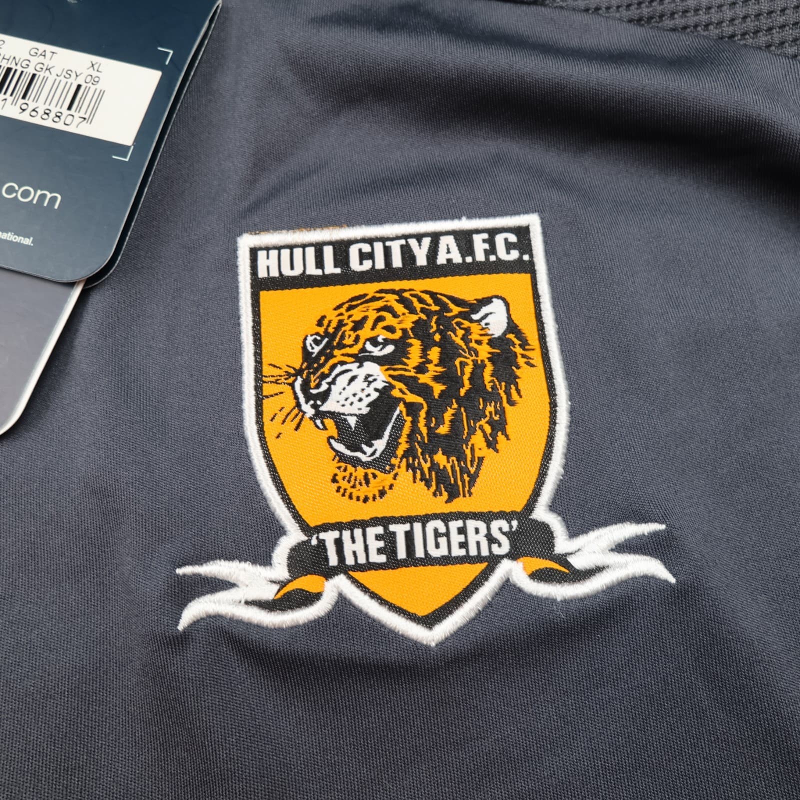 Hull City Shirt Extra Large Grey Goalkeeper Kit 2009 2010 Umbro Football Jersey photo 4